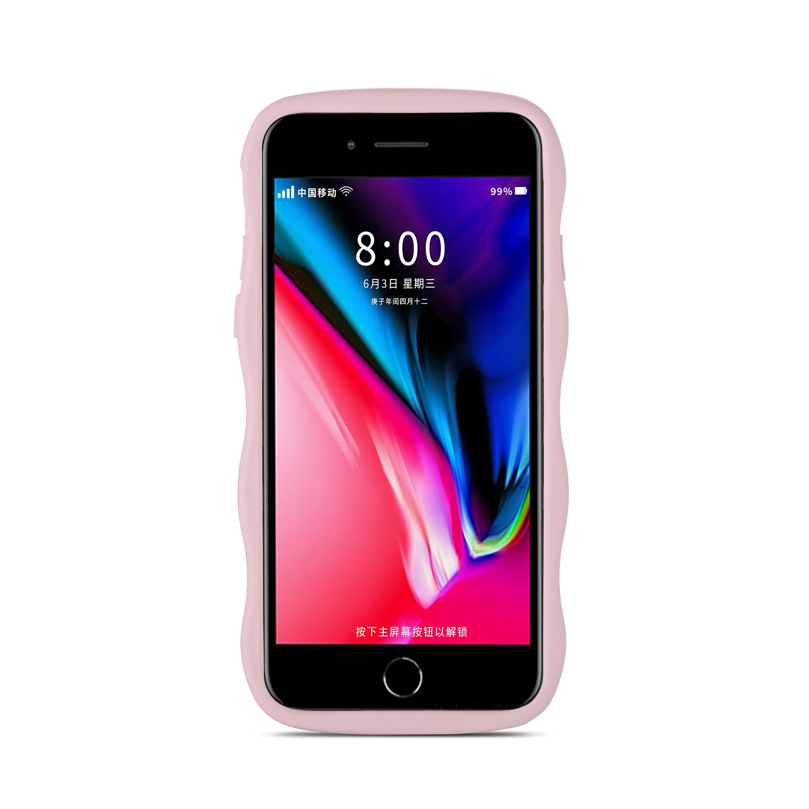 The Wave Case iPhone SE 2020 Roze