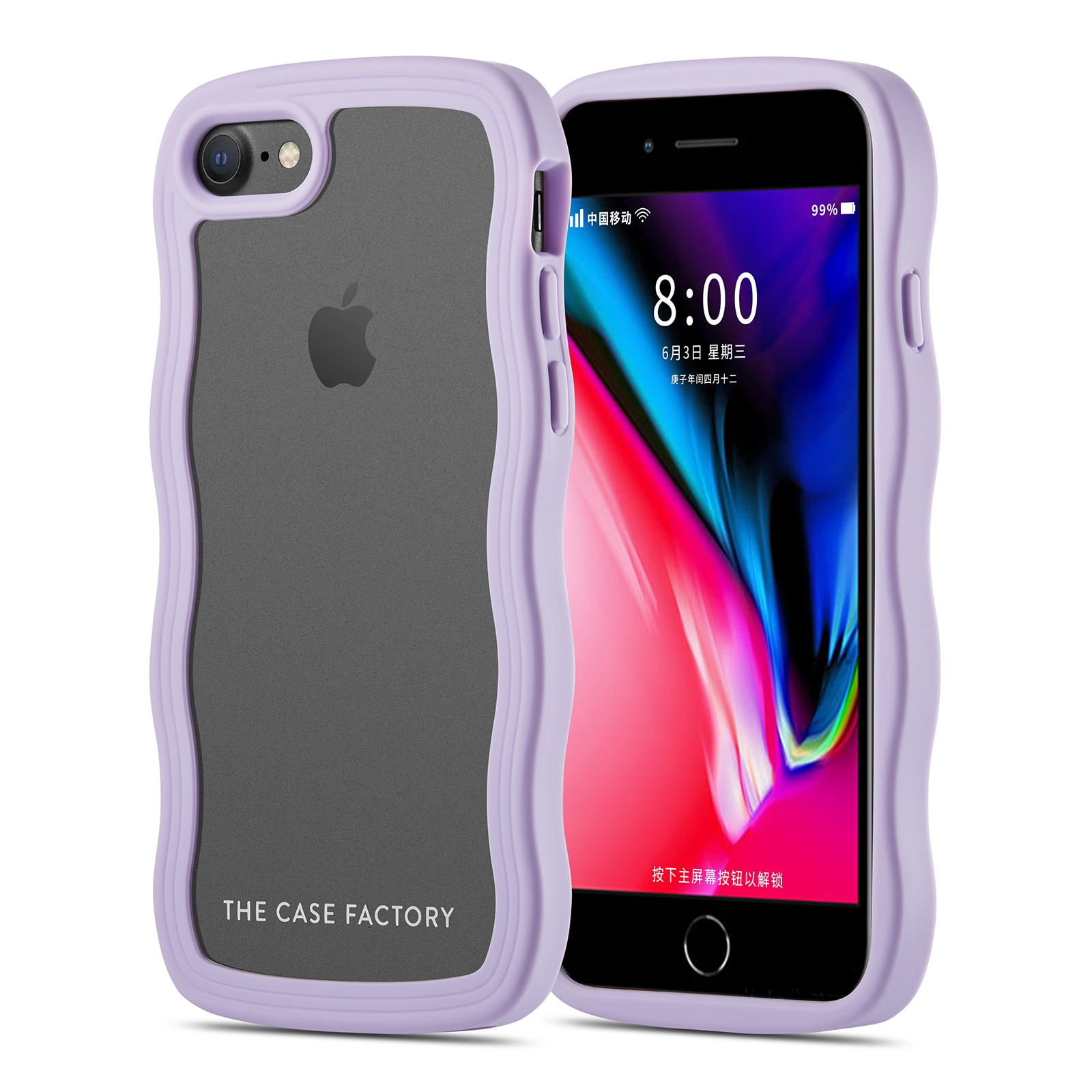 The Wave Case iPhone SE 2020 Paars