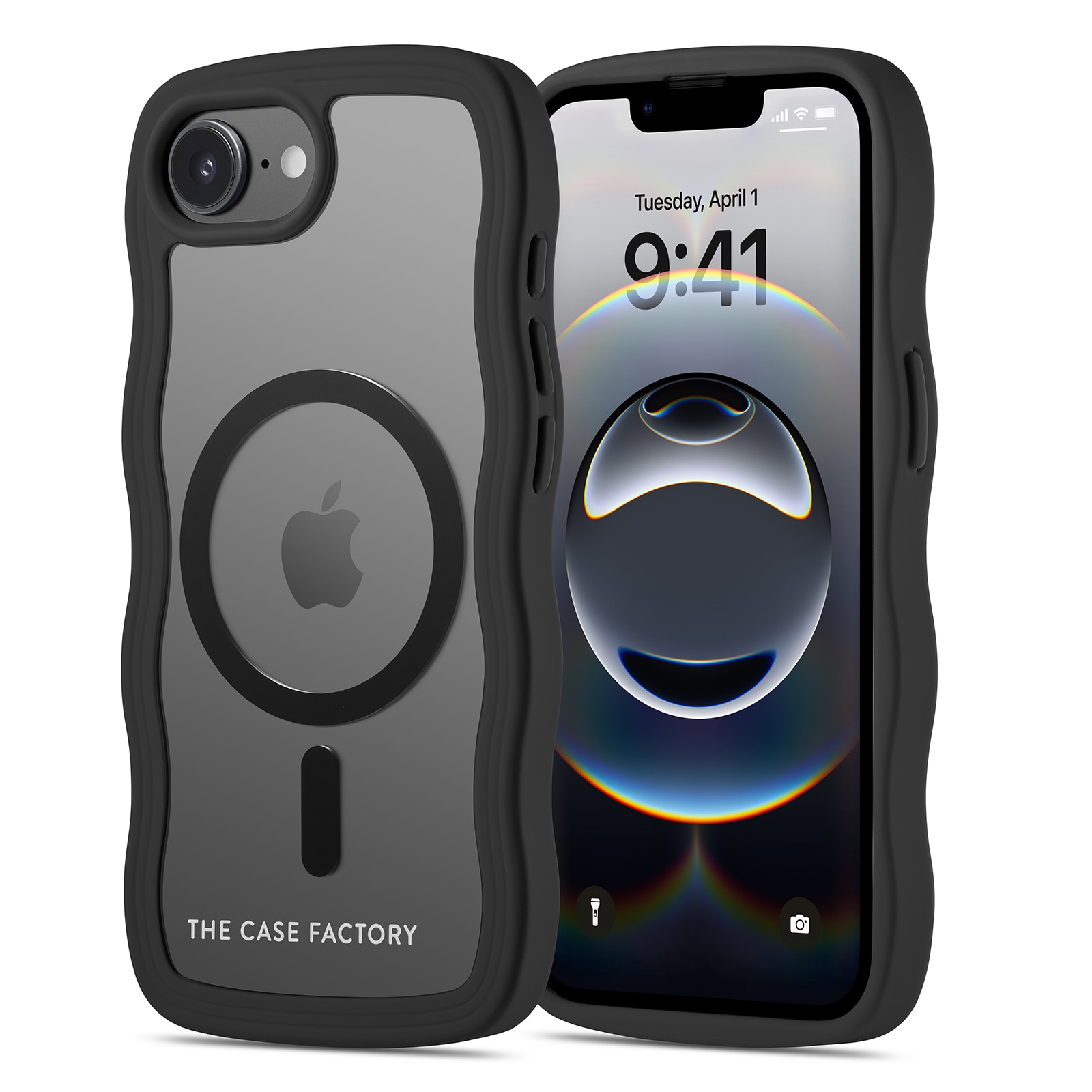 The Wave Mag Case iPhone 16e Zwart
