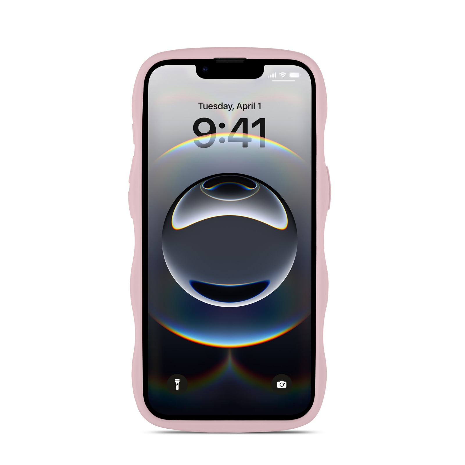The Wave Mag Case iPhone 16e Roze