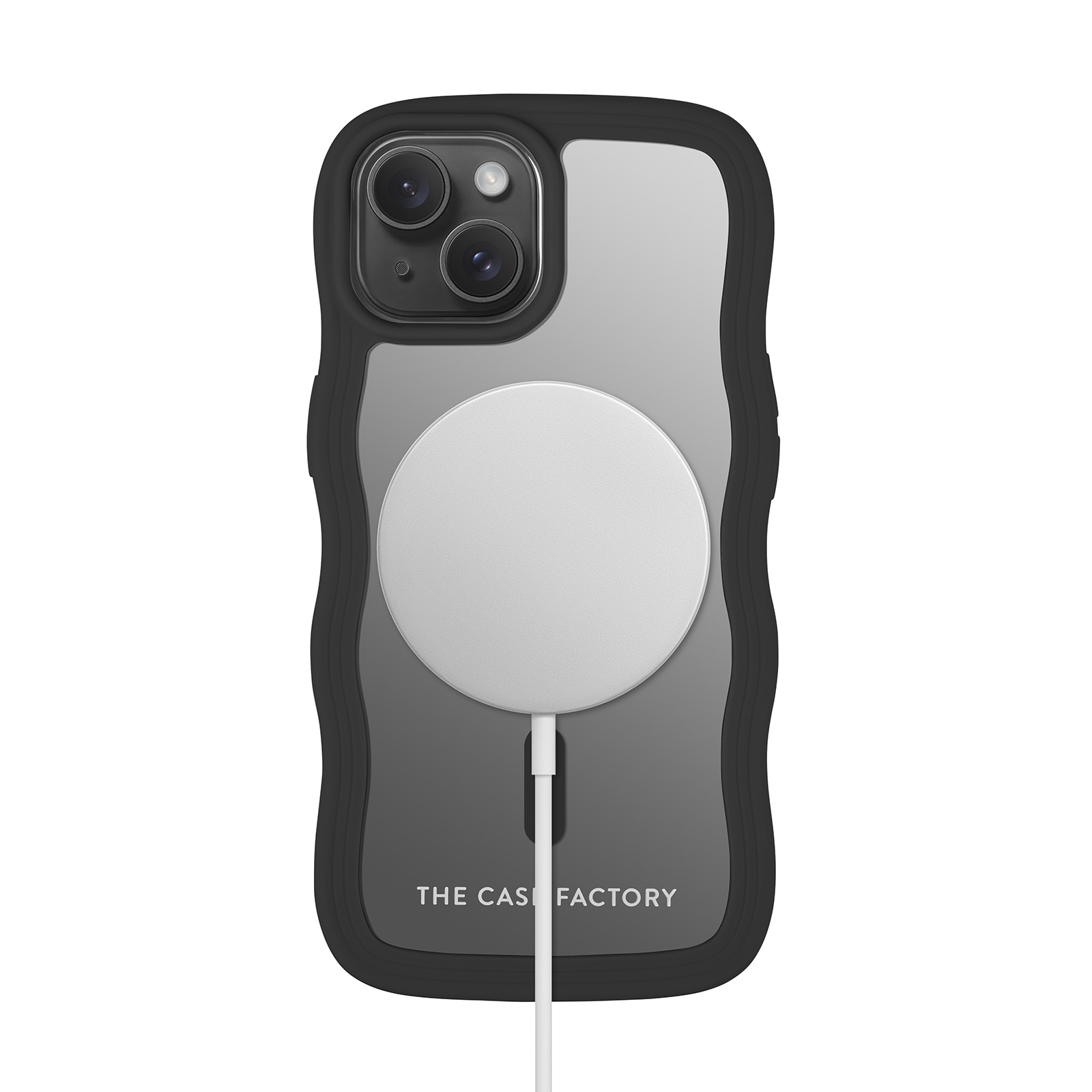 The Wave Mag Case iPhone 15 Zwart