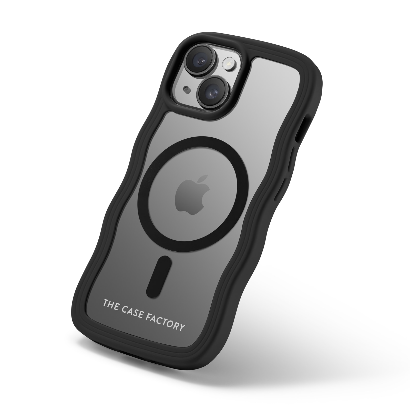 The Wave Mag Case iPhone 15 Zwart