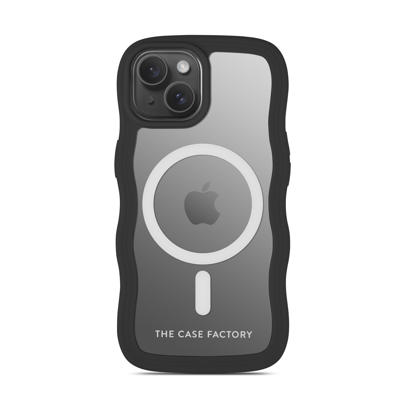 The Wave Mag Case iPhone 15 Zwart