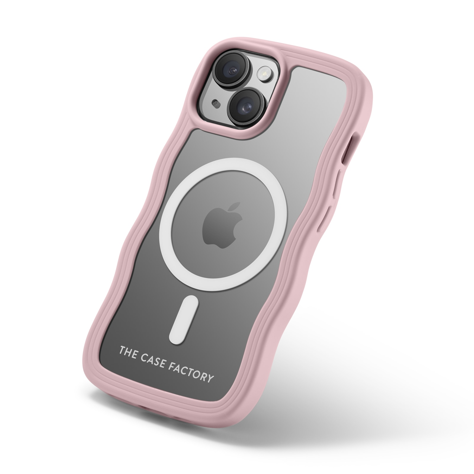 The Wave Mag Case iPhone 15 Roze