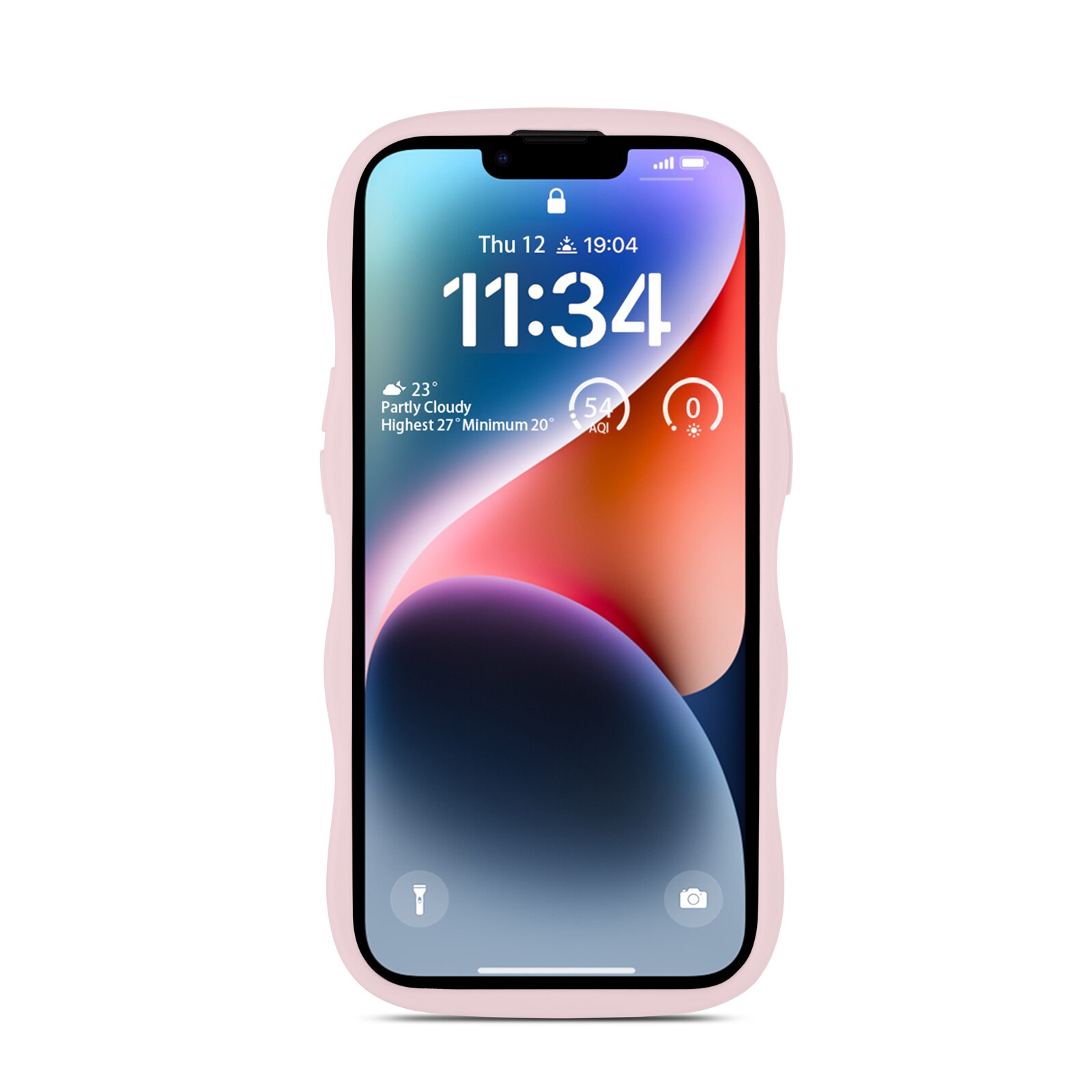 The Wave Mag Case iPhone 15 Roze