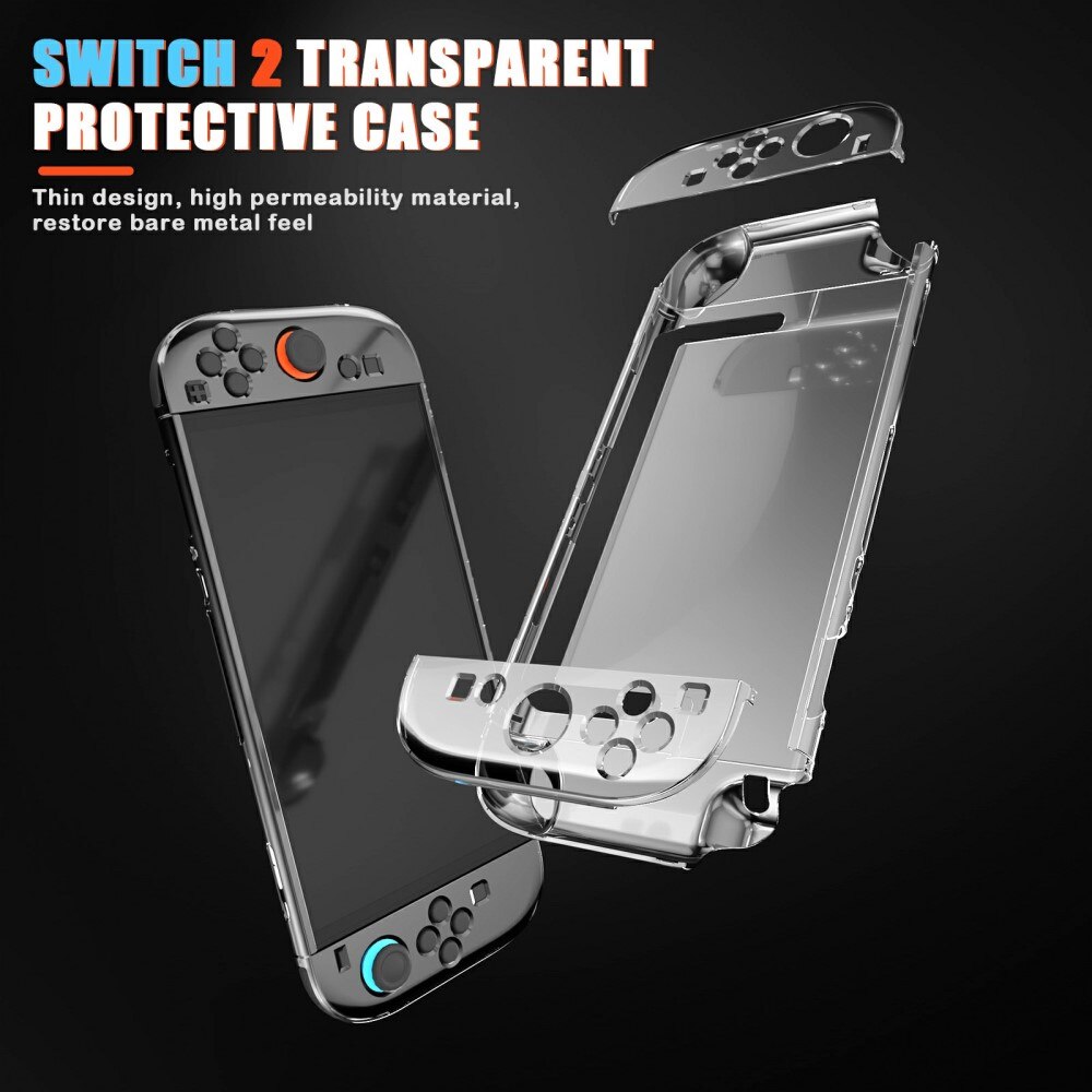 Nintendo Switch 2 Backcover hoesje transparant