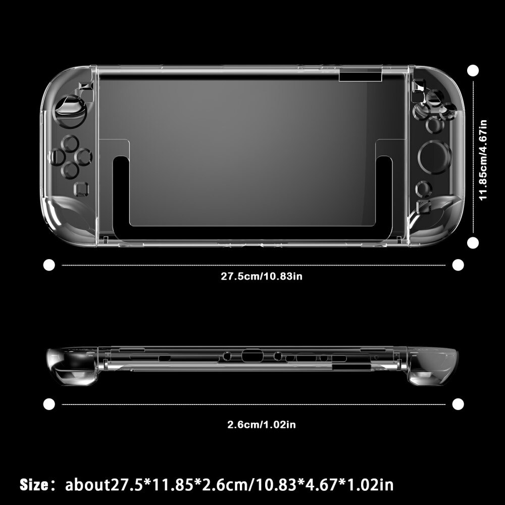 Nintendo Switch 2 Backcover hoesje transparant