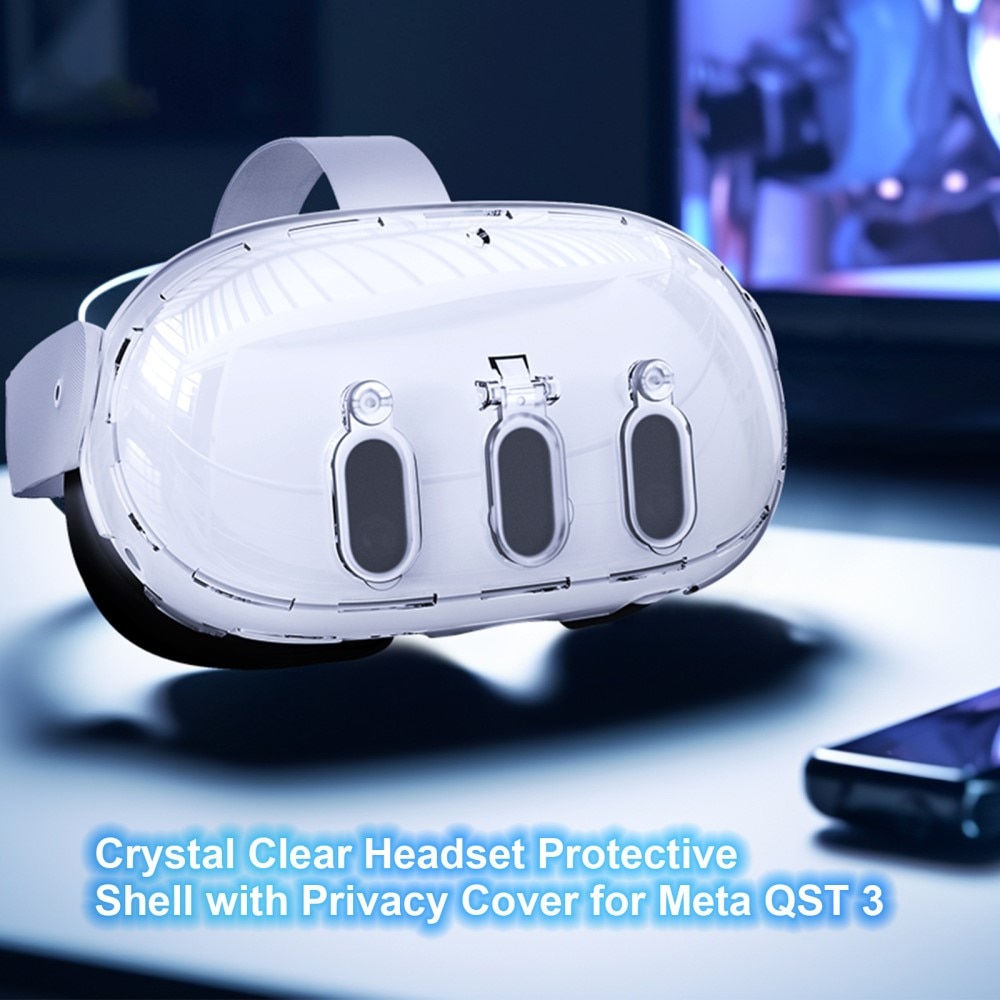 Meta Quest 3 VR Hoesje, transparant