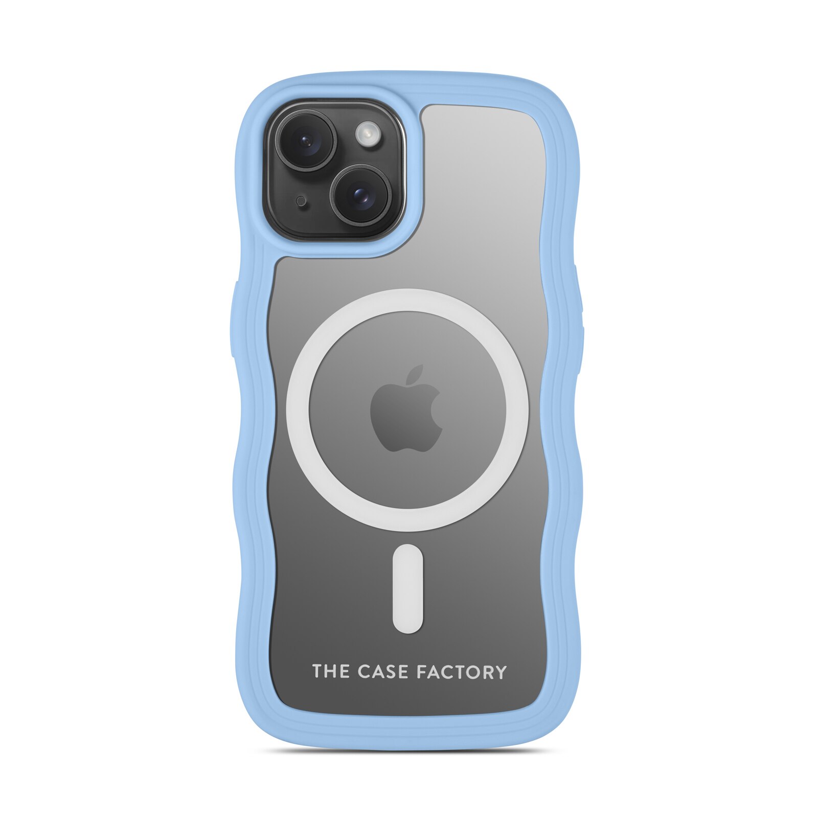 The Wave Mag Case iPhone 15 Blauw