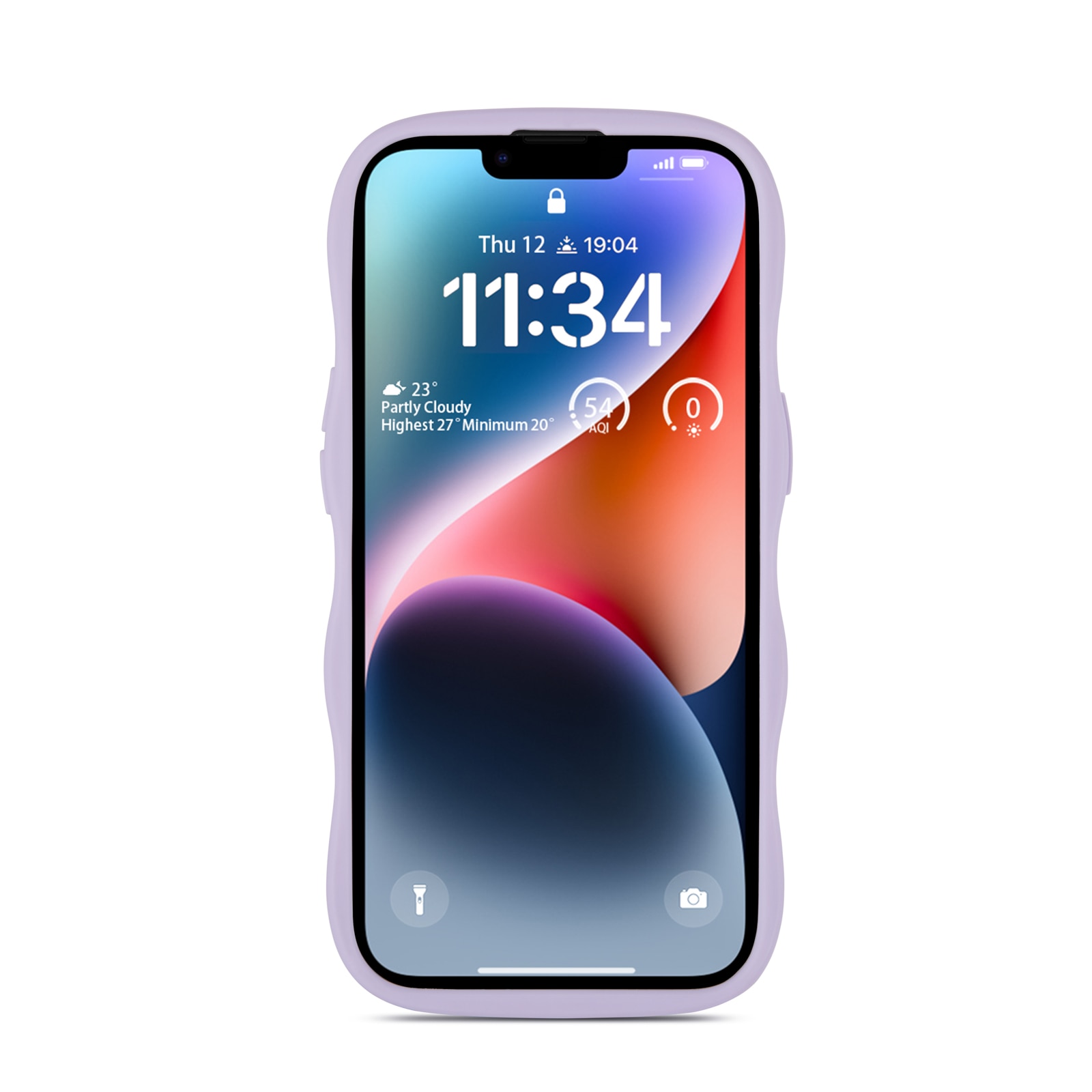 The Wave Mag Case iPhone 15 Paars