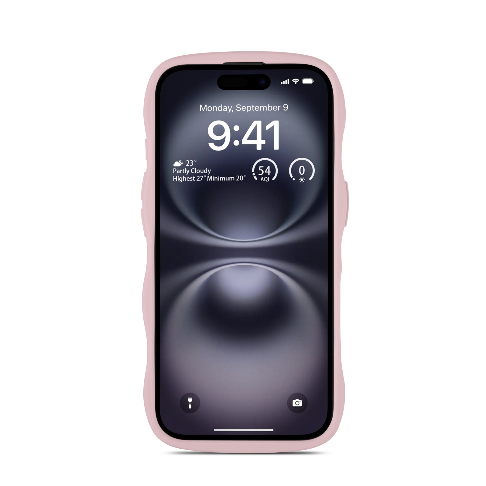 The Wave Case iPhone 16 Roze