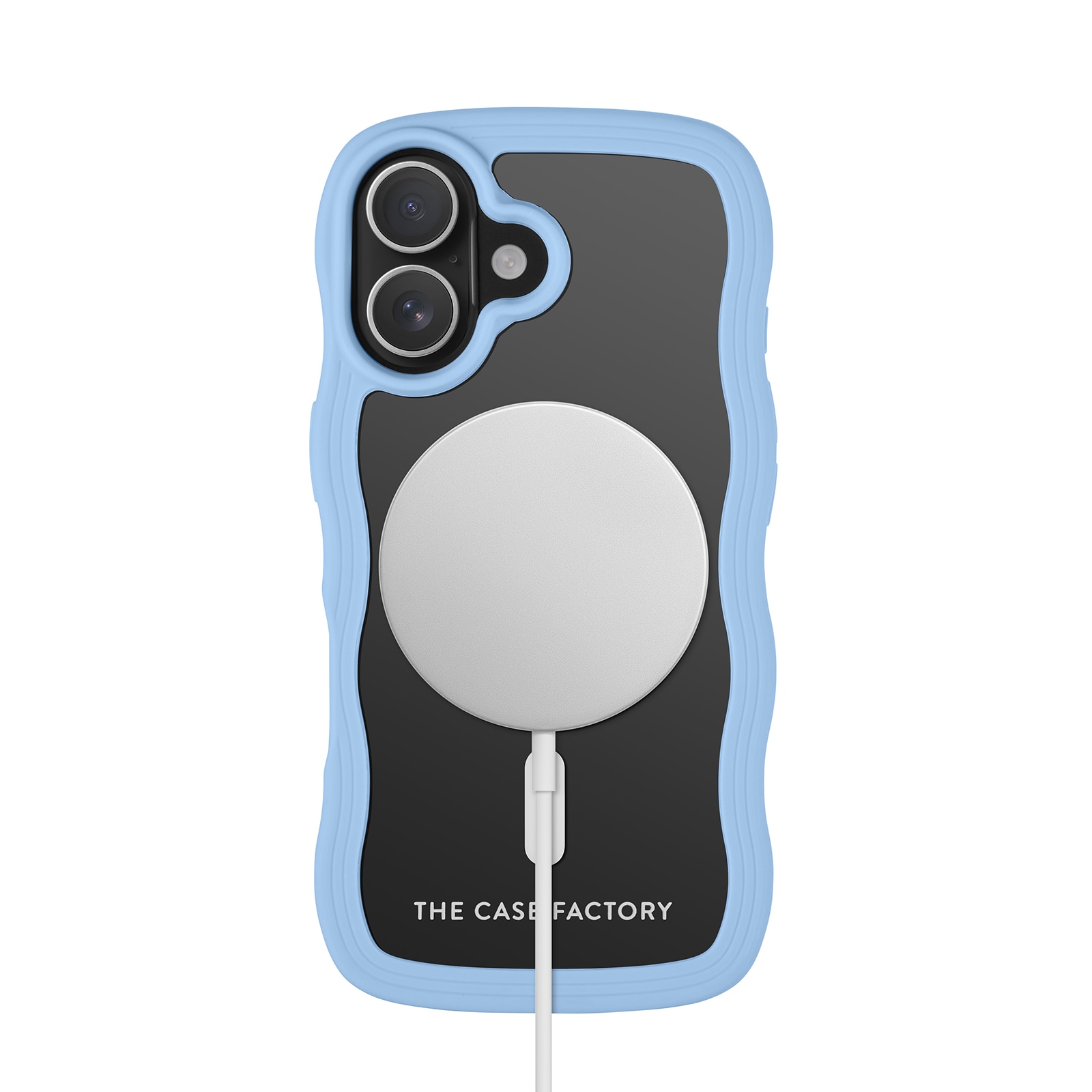 The Wave Mag Case iPhone 16 Blauw