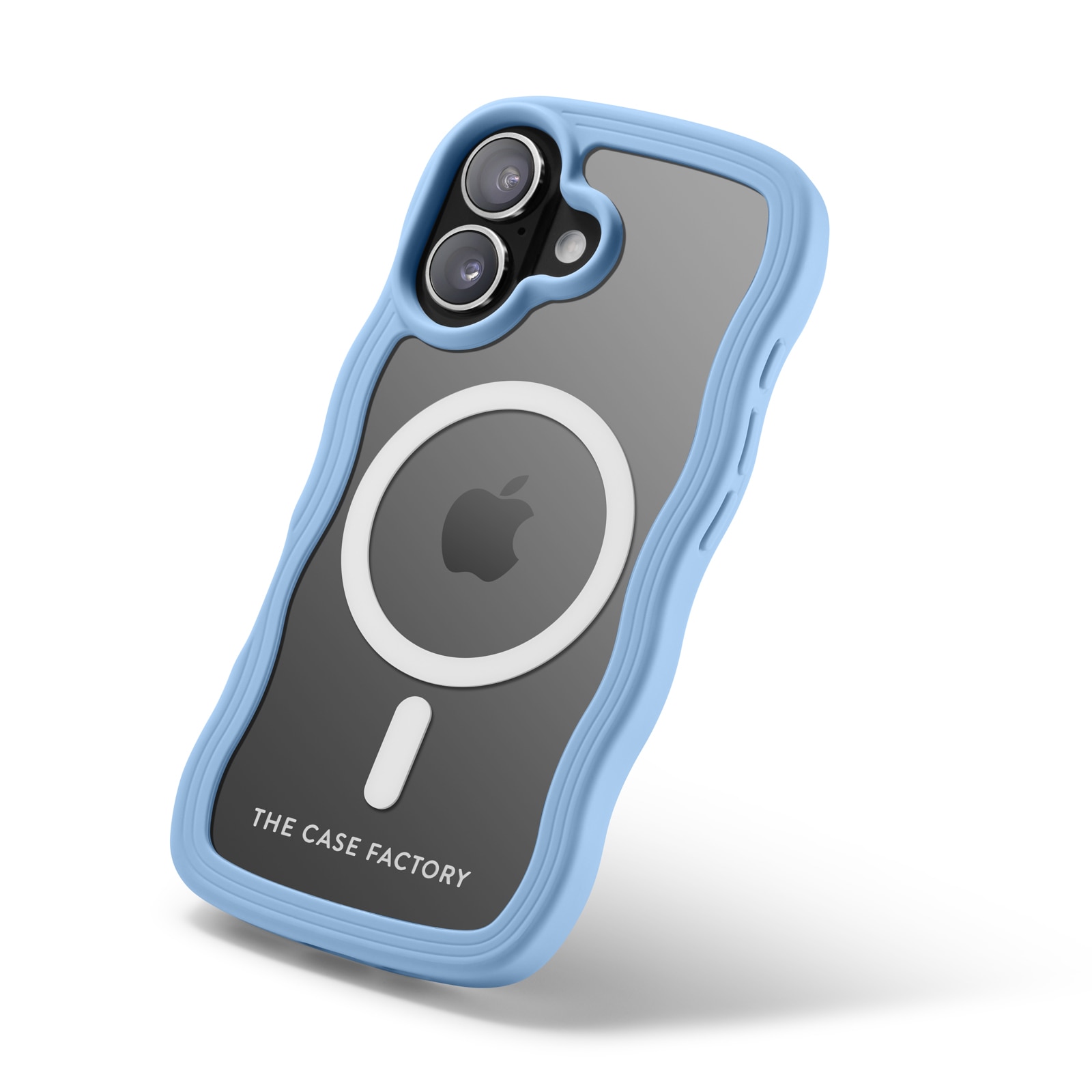 The Wave Mag Case iPhone 16 Blauw