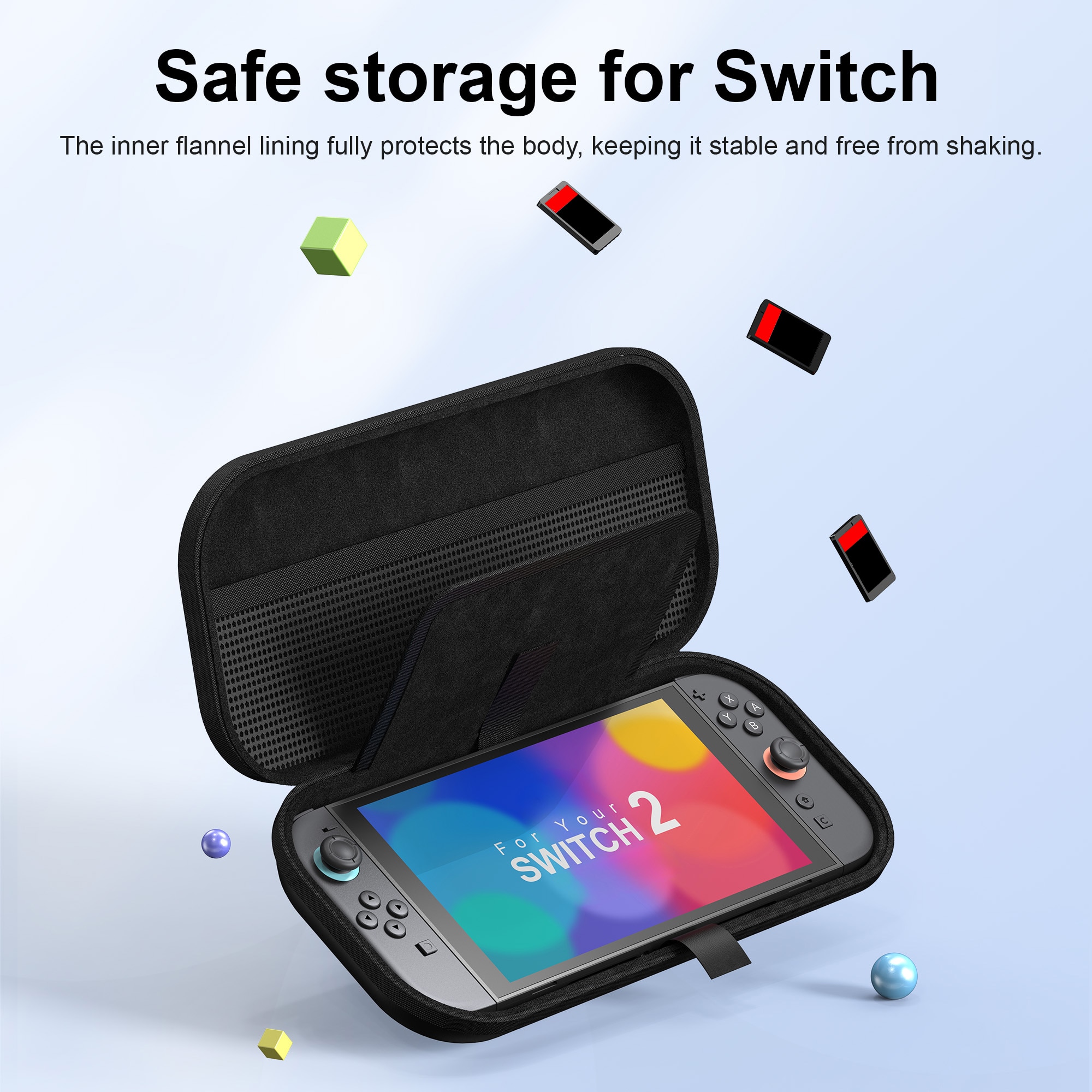 Opbergtas voor Nintendo Switch 2 Zwart
