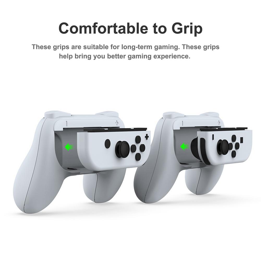Joy-Con Grip Controller voor Nintendo Switch OLED Zwart