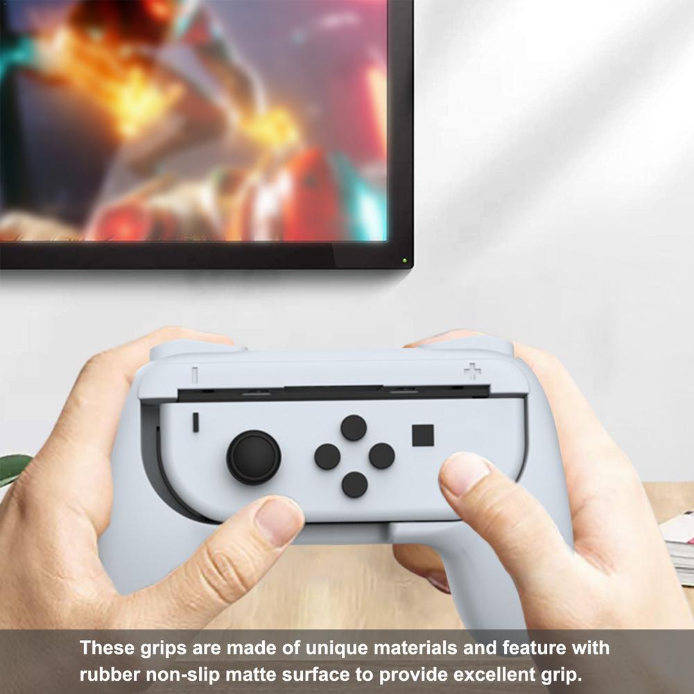Joy-Con Grip Controller voor Nintendo Switch OLED Zwart