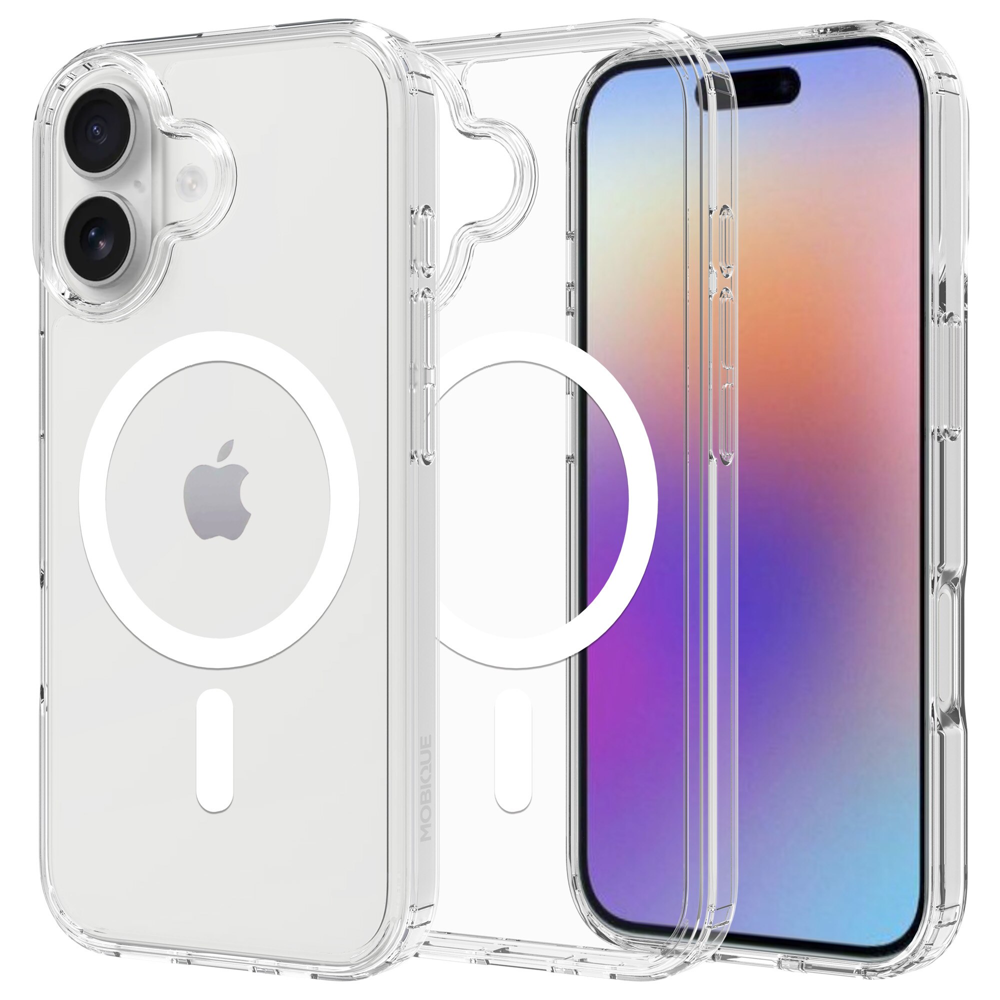 Hybridcase MagSafe iPhone 17 Transparant