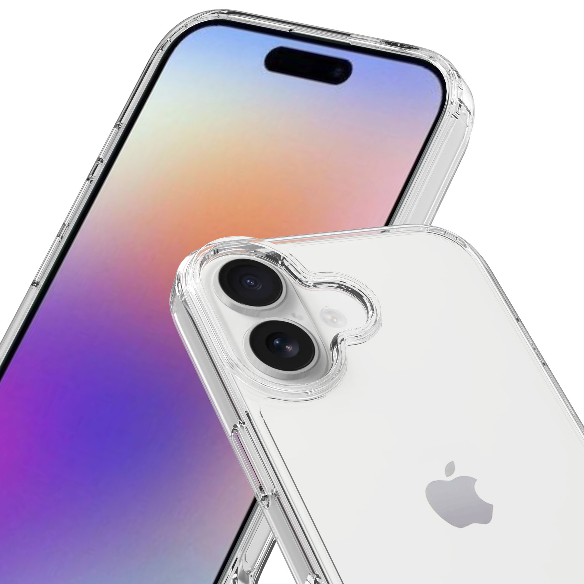 Hybridcase iPhone 17 Transparant