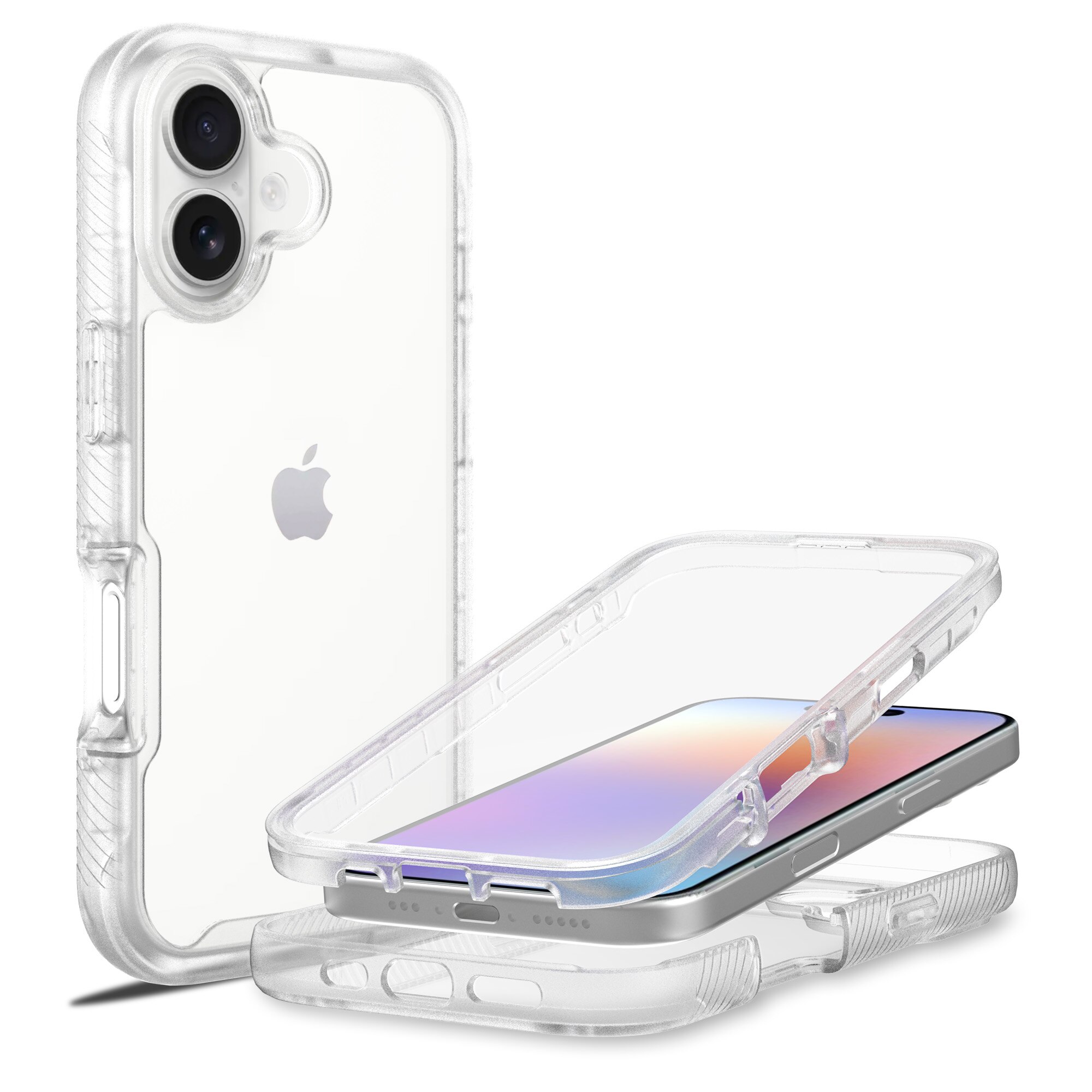 iPhone 17 Full Protection Case Transparant