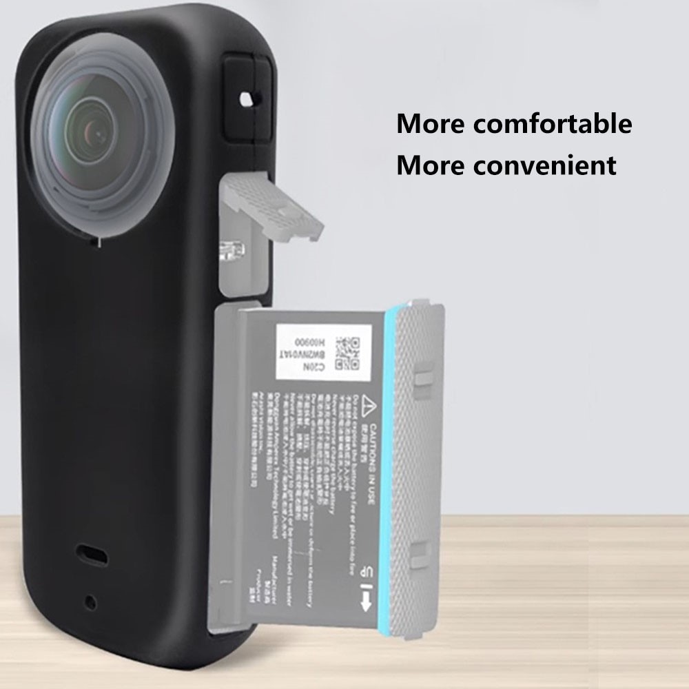 Insta360 X4 Siliconen hoesje zwart