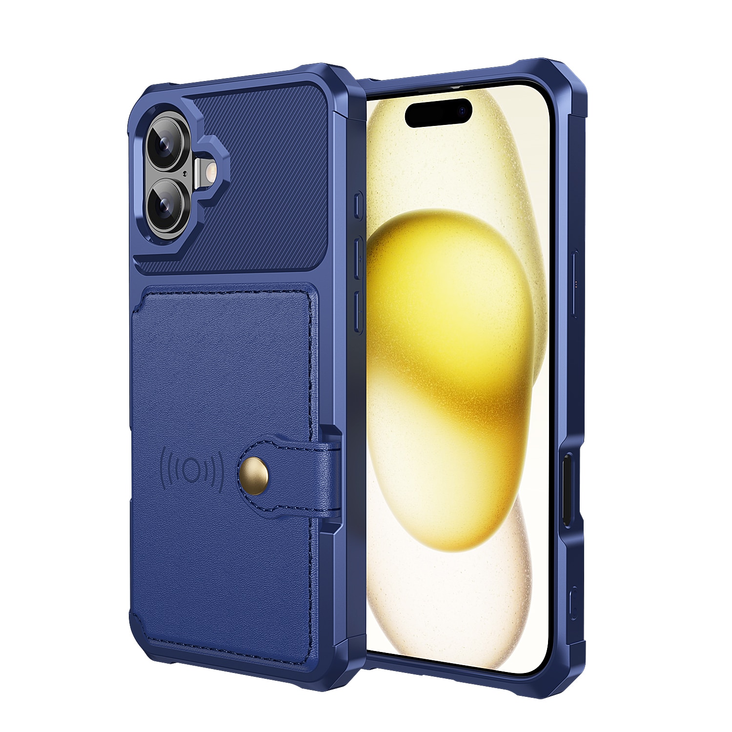 iPhone 17 Tough Multi-slot Hoesje Blauw