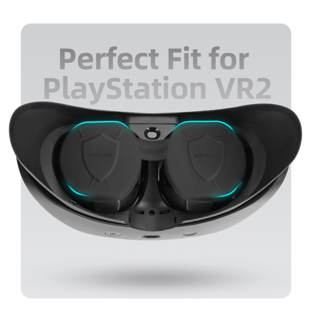 Sony PlayStation VR2 Siliconen Lens Protector zwart