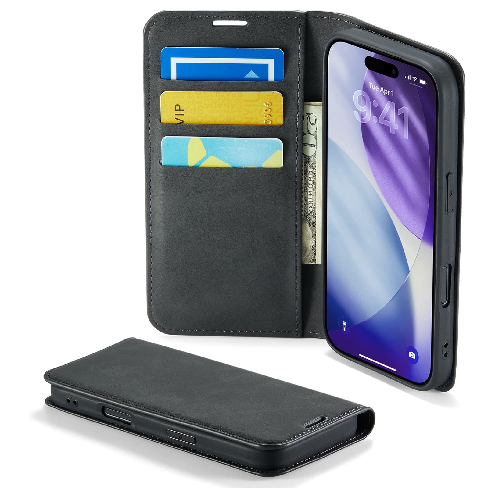 iPhone 17 Pro Max Slim Smartphonehoesje Zwart