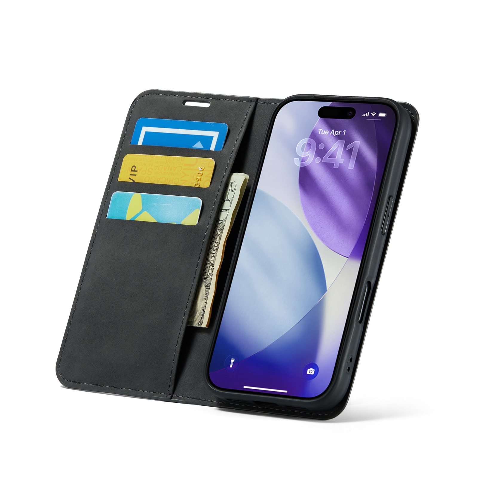 iPhone 17 Pro Max Slim Smartphonehoesje Zwart