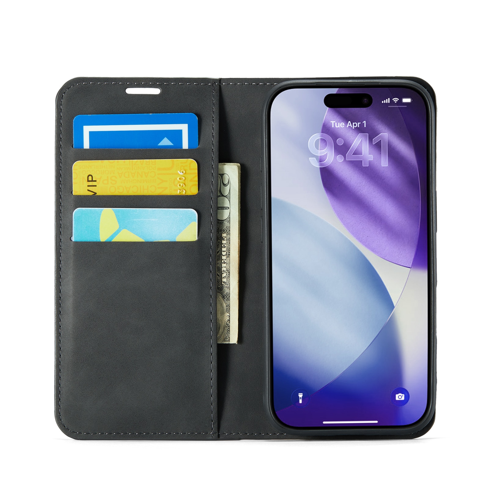 iPhone 17 Pro Max Slim Smartphonehoesje Zwart