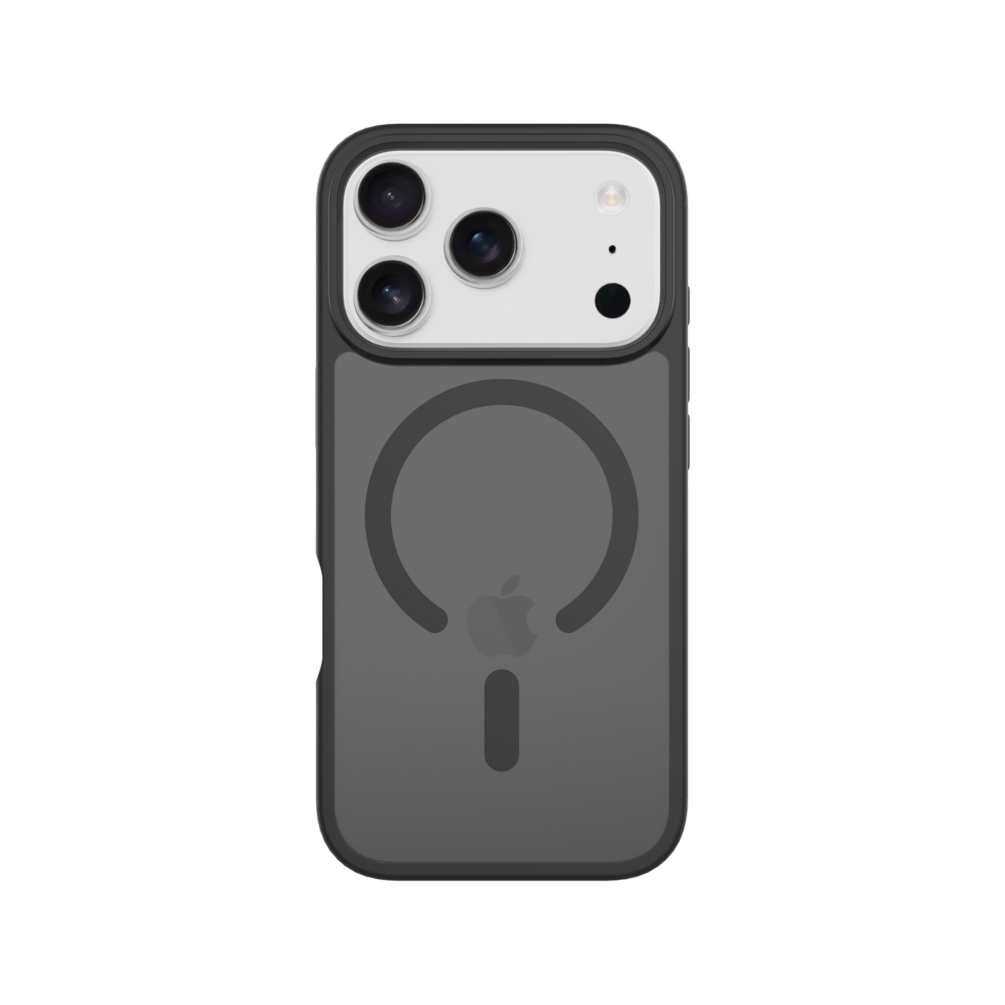 Magnetic Hybrid Hoesje iPhone 17 Pro Max Frosted Black