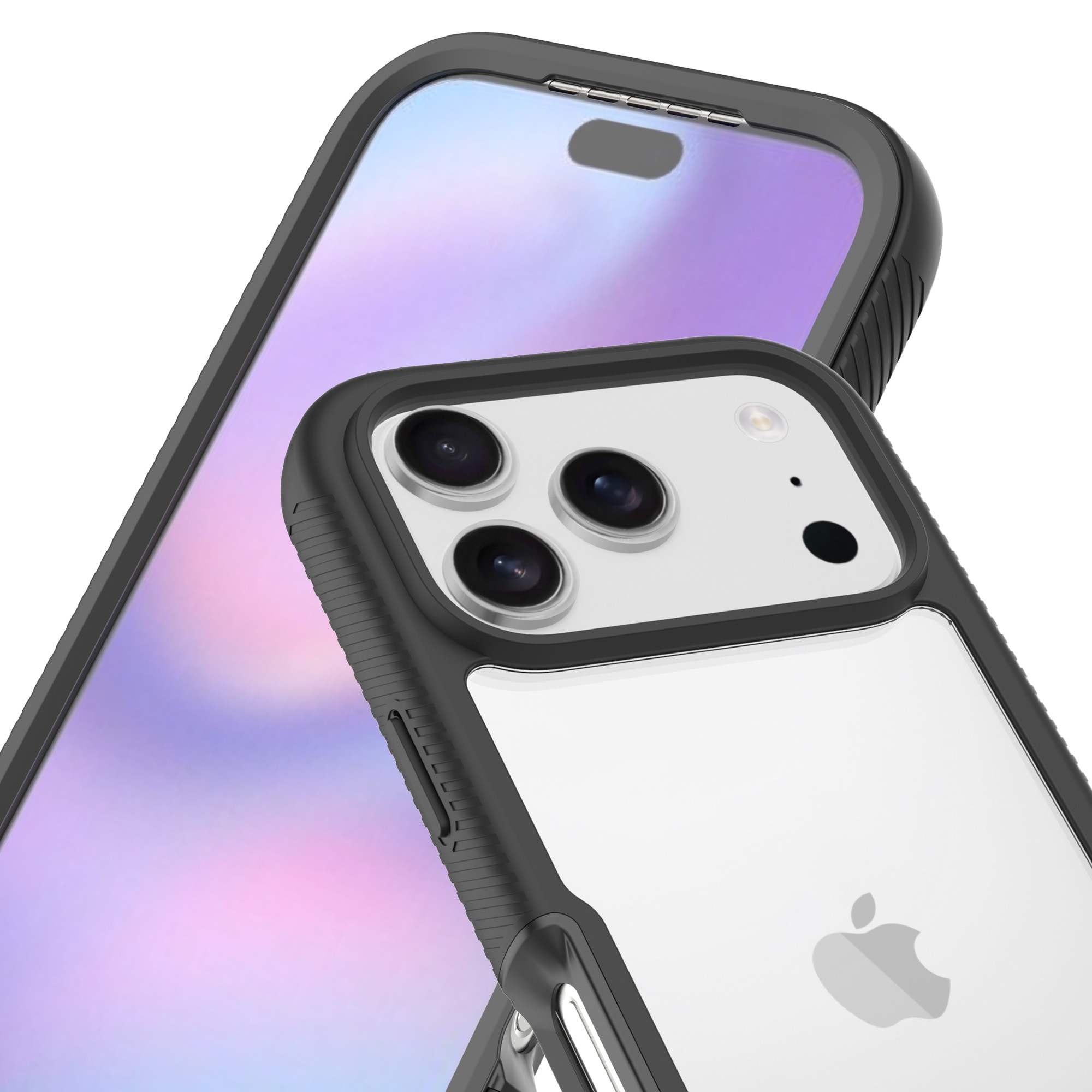 iPhone 17 Pro Max Full Protection Case Zwart/transparant