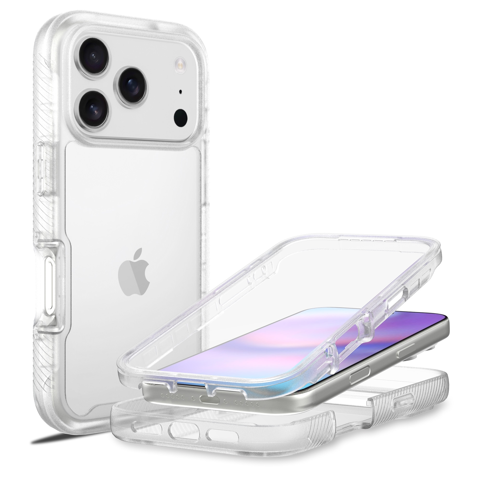 iPhone 17 Pro Max Full Protection Case Transparant