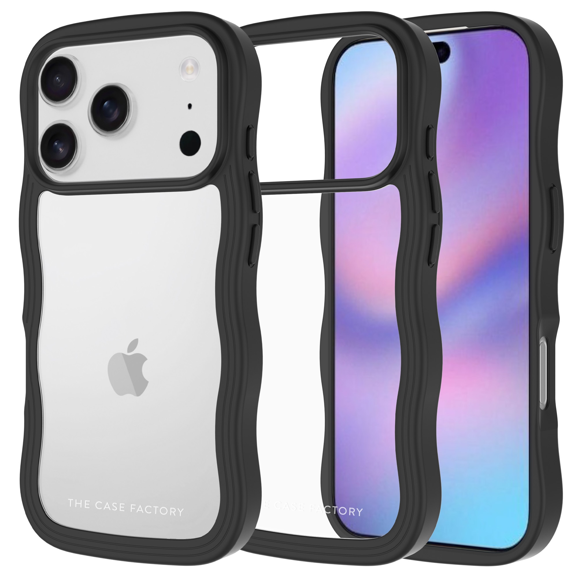 The Wave Case iPhone 17 Pro Zwart