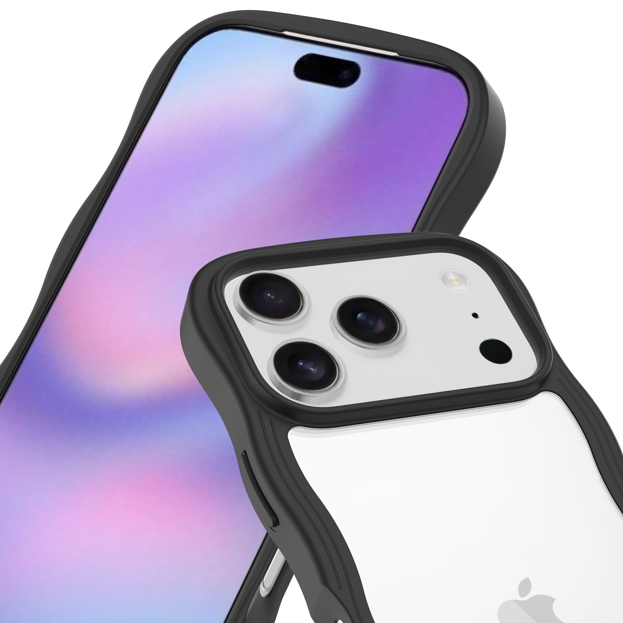 The Wave Case iPhone 17 Pro Zwart