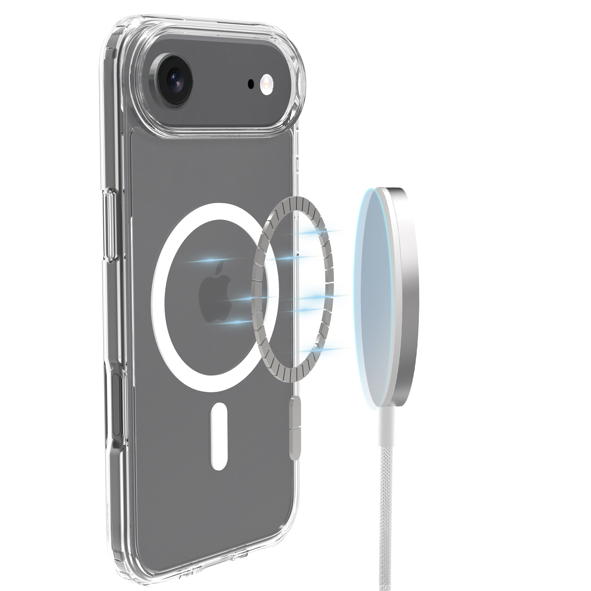 Hybridcase MagSafe iPhone 17 Air Transparant