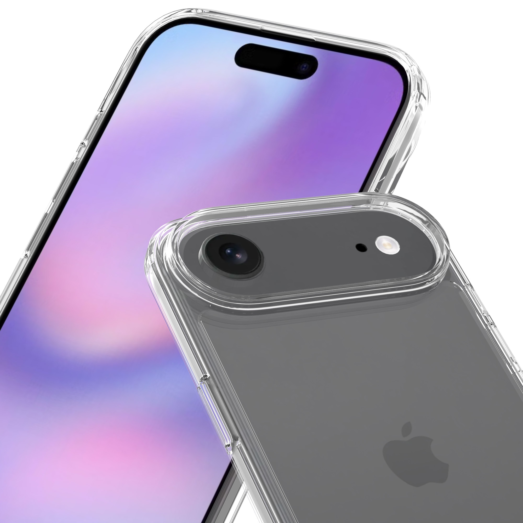 Hybridcase iPhone 17 Air Transparant