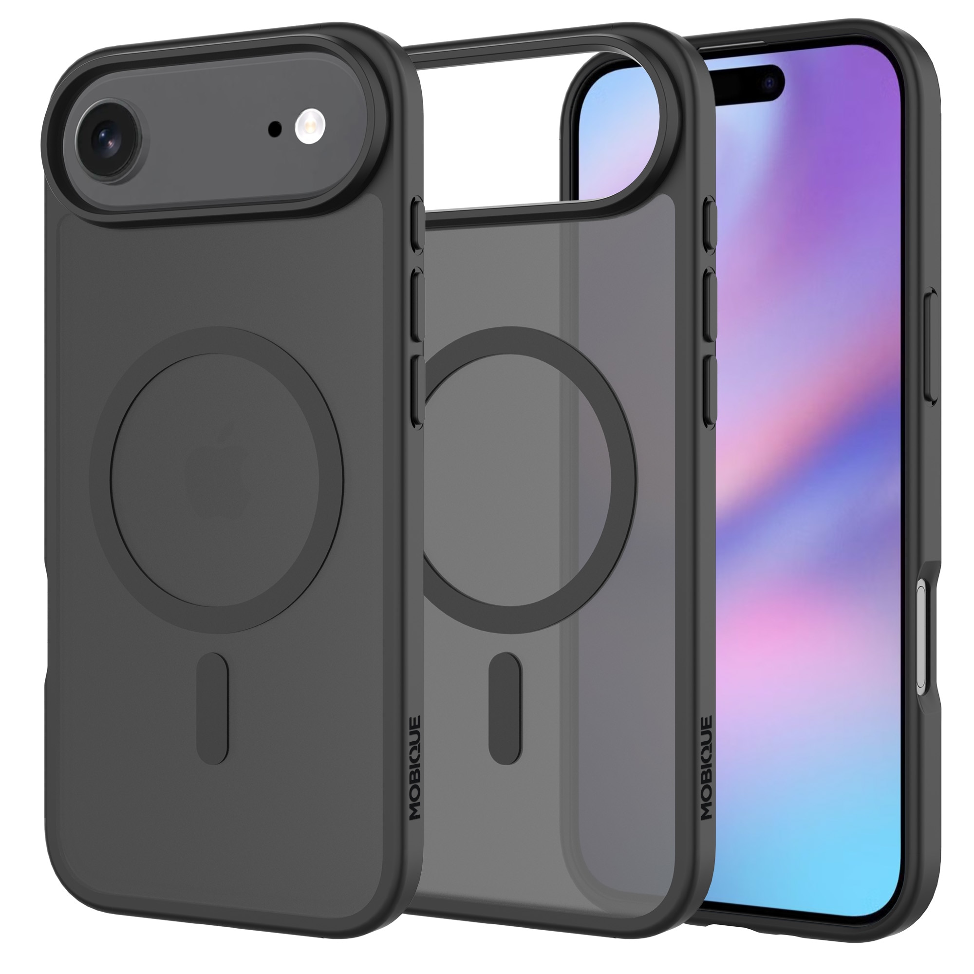 Magnetic Hybrid Hoesje iPhone 17 Air Frosted Black
