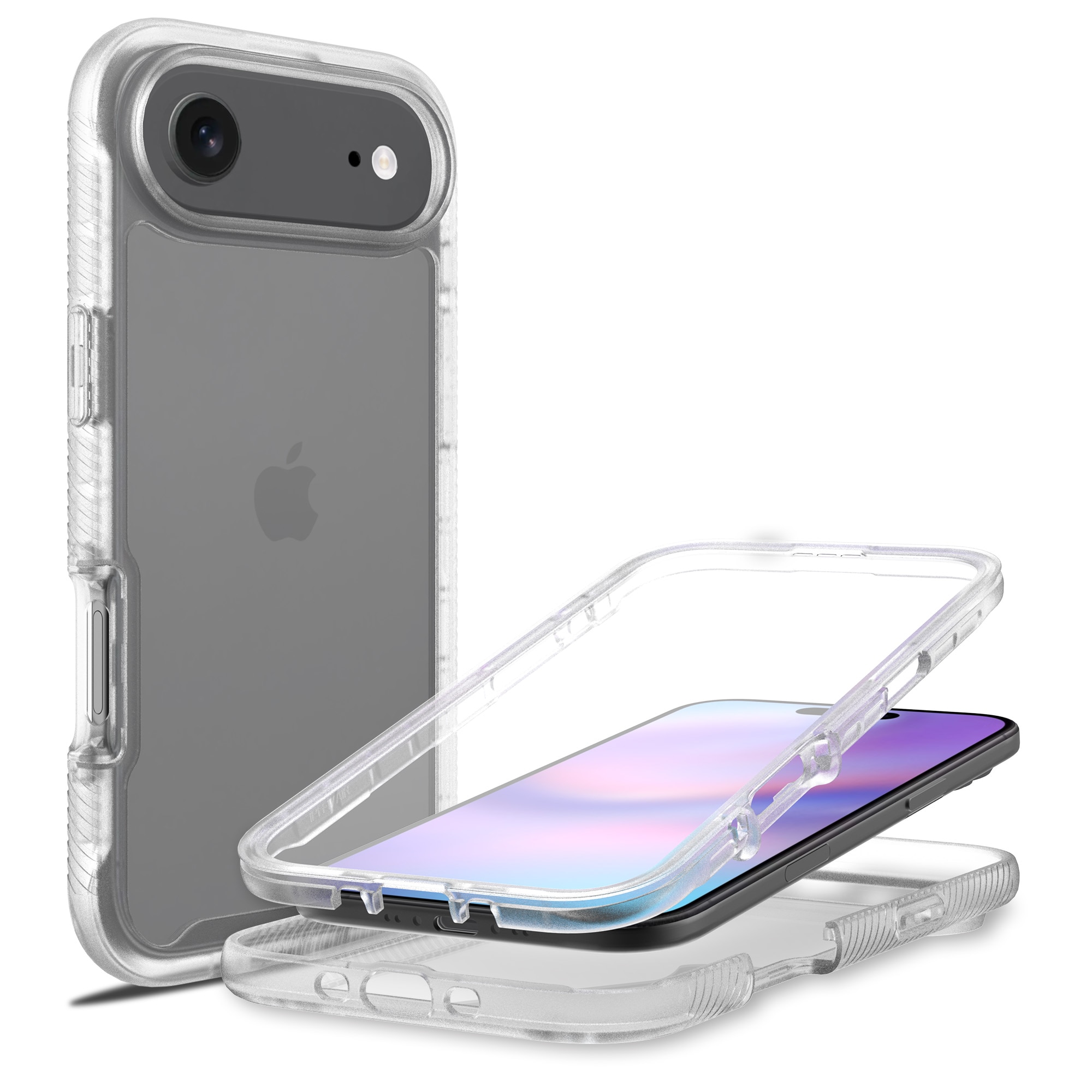 iPhone 17 Air Full Protection Case Transparant