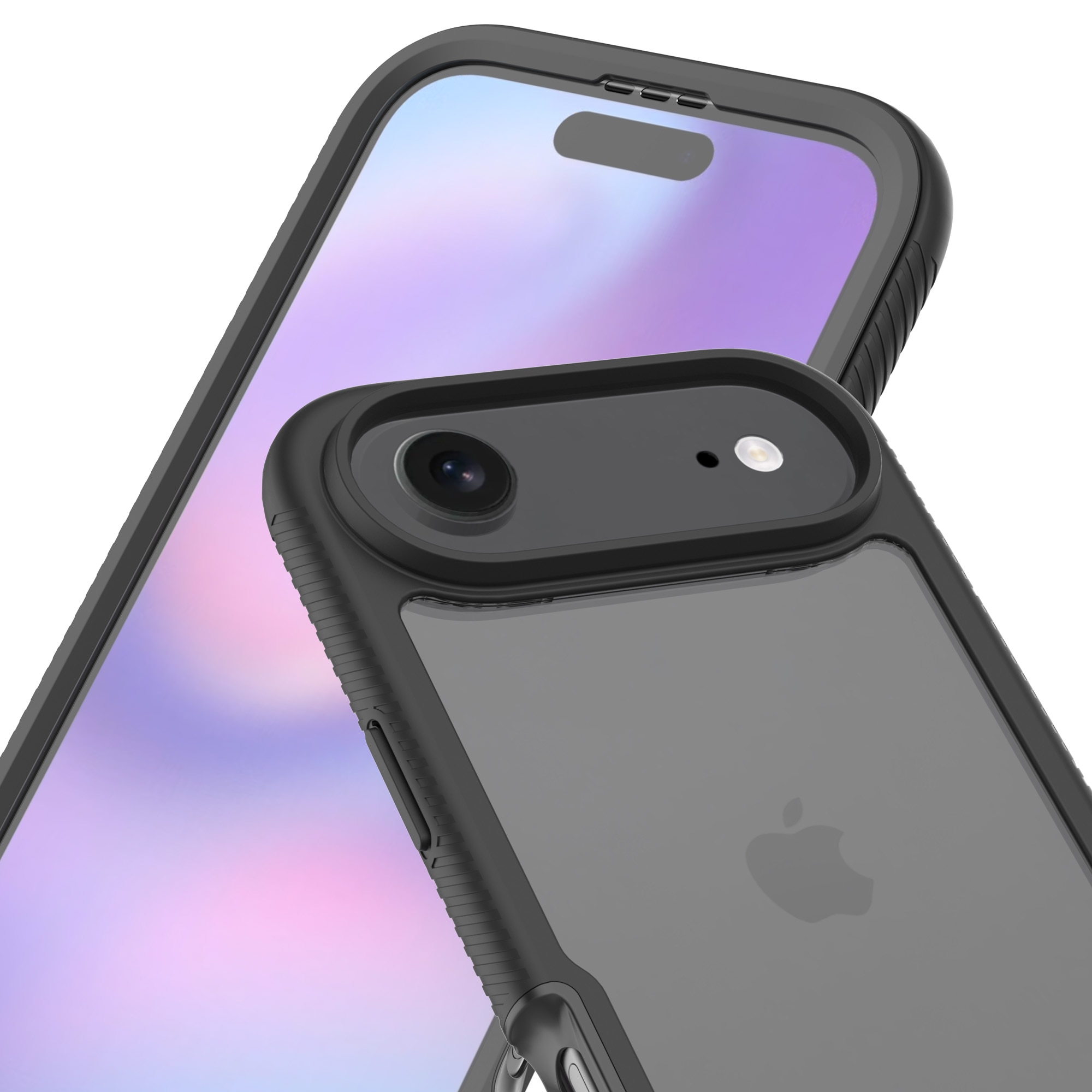 iPhone 17 Air Full Protection Case Zwart/transparant