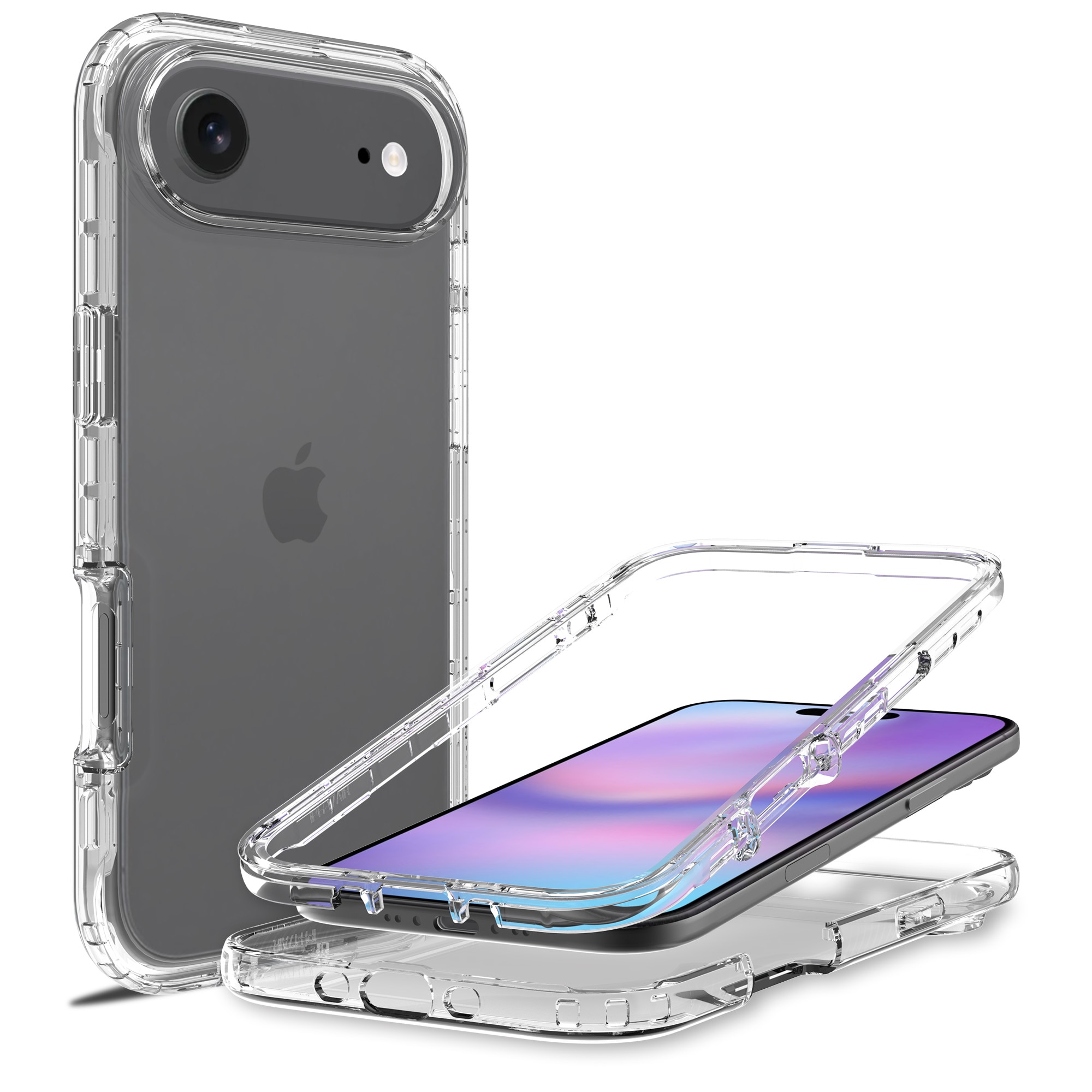 iPhone 17 Air Full Cover Case Transparant