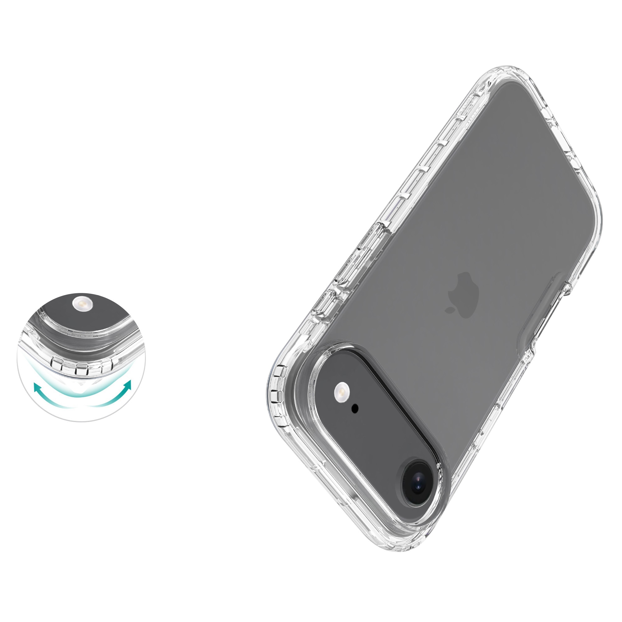 iPhone 17 Air Full Cover Case Transparant