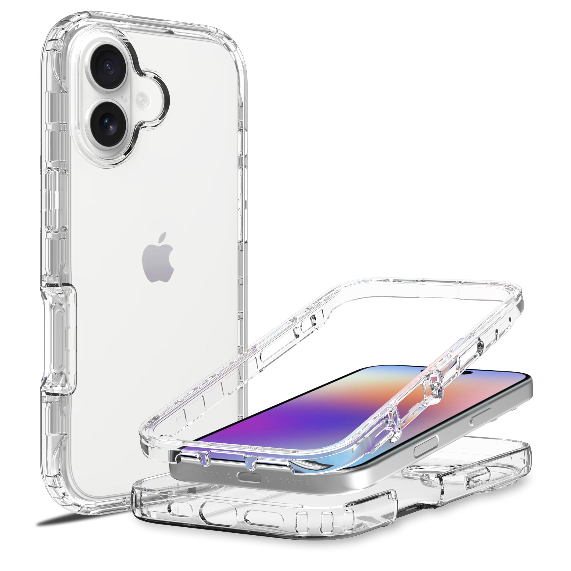 iPhone 17 Full Cover Case Transparant