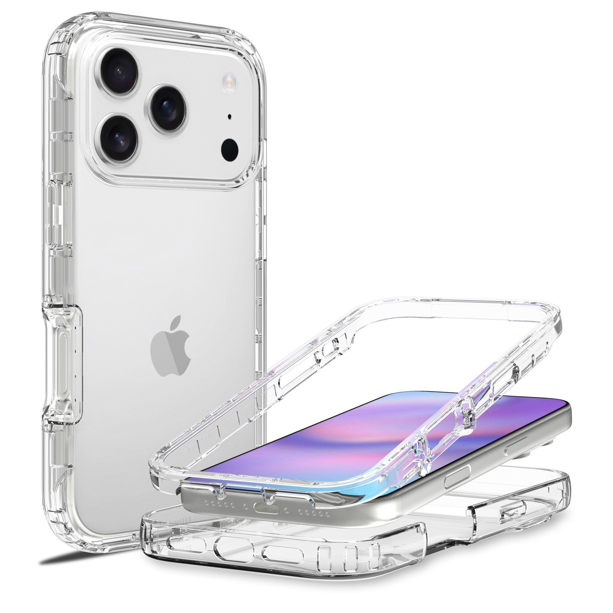 iPhone 17 Pro Max Full Cover Case Transparant
