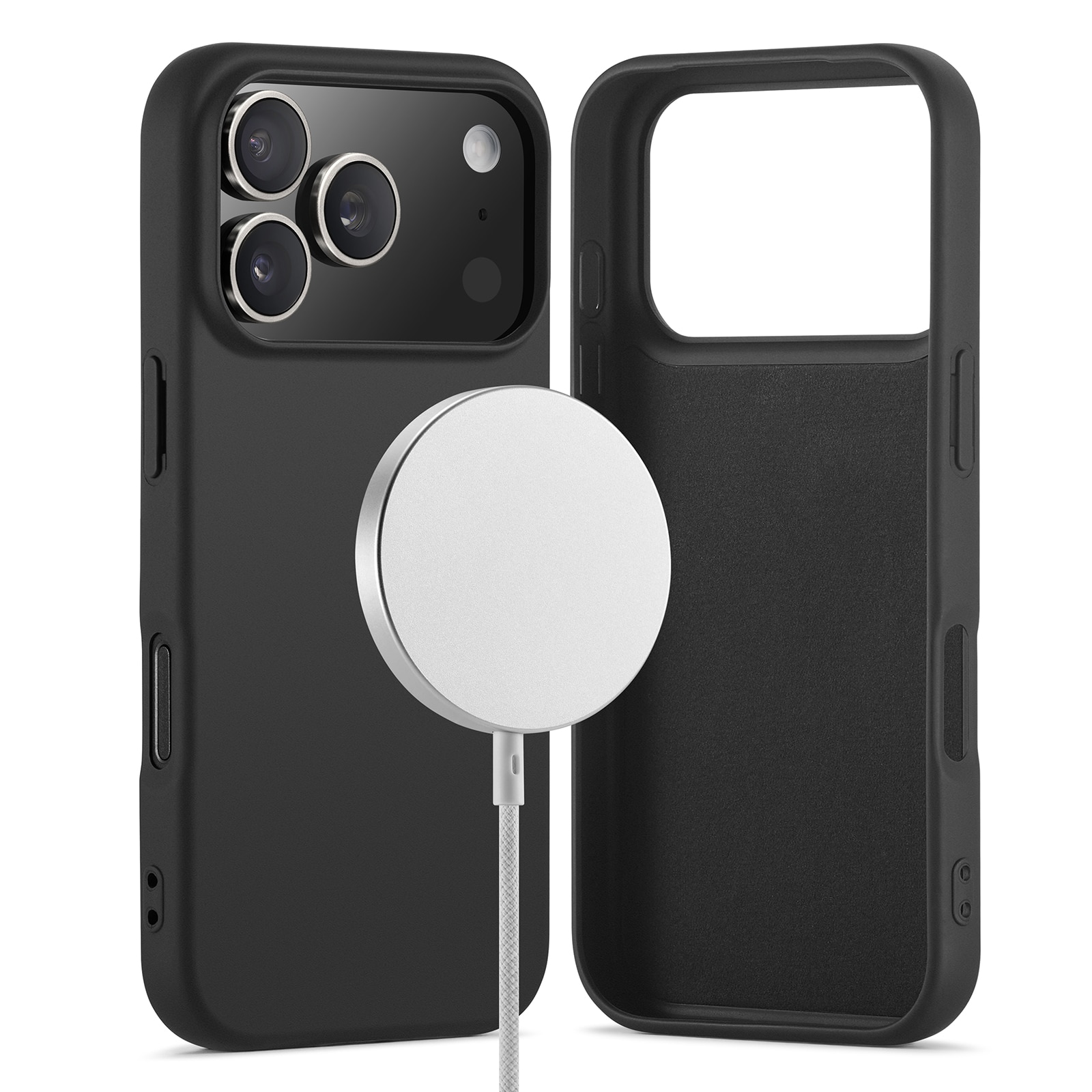 iPhone 17 Pro Max TPU Case MagSafe Zwart