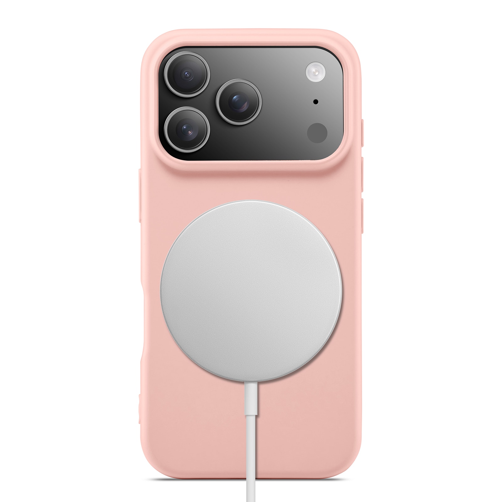 iPhone 17 Pro Max TPU Case MagSafe Roze