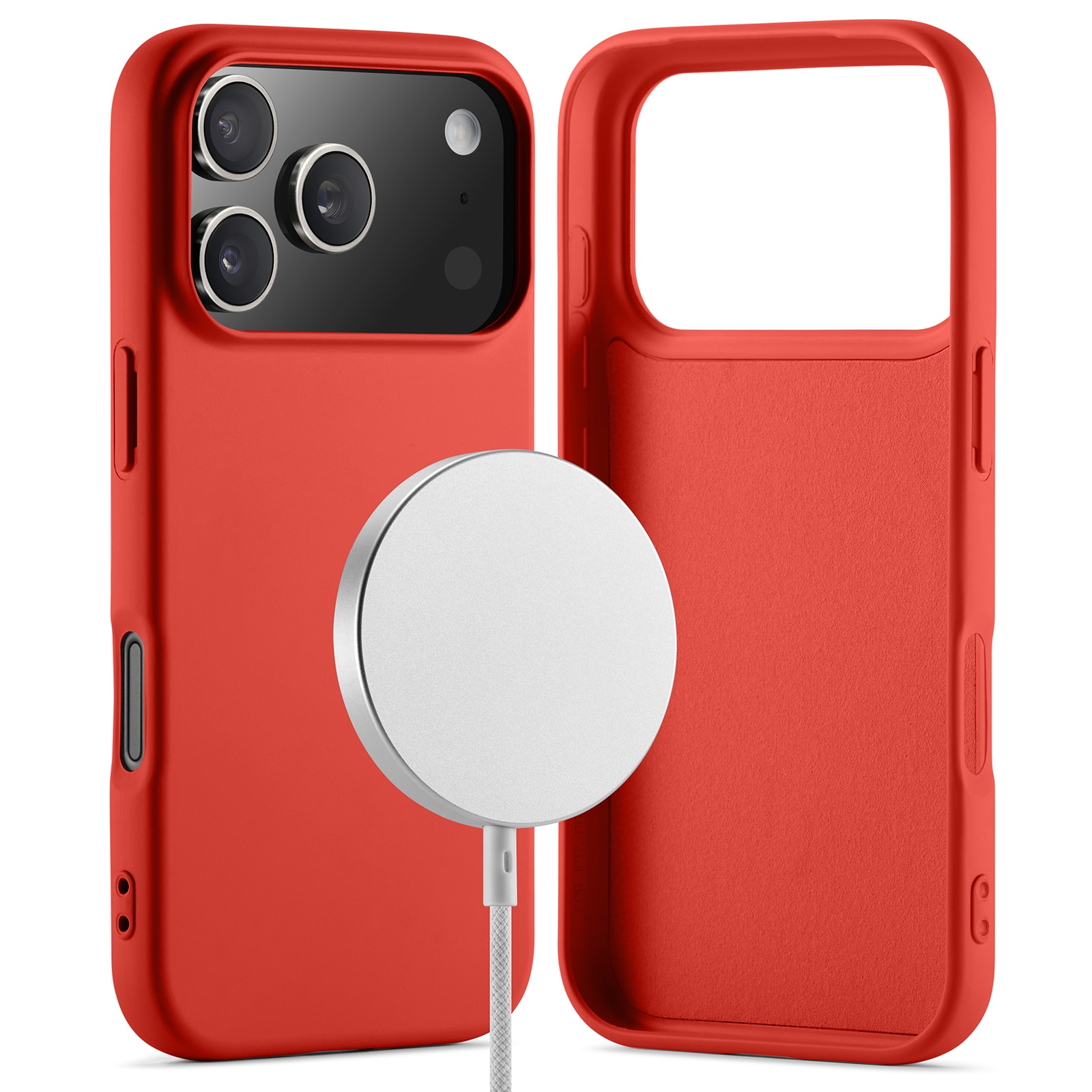 iPhone 17 Pro Max TPU Case MagSafe Rood