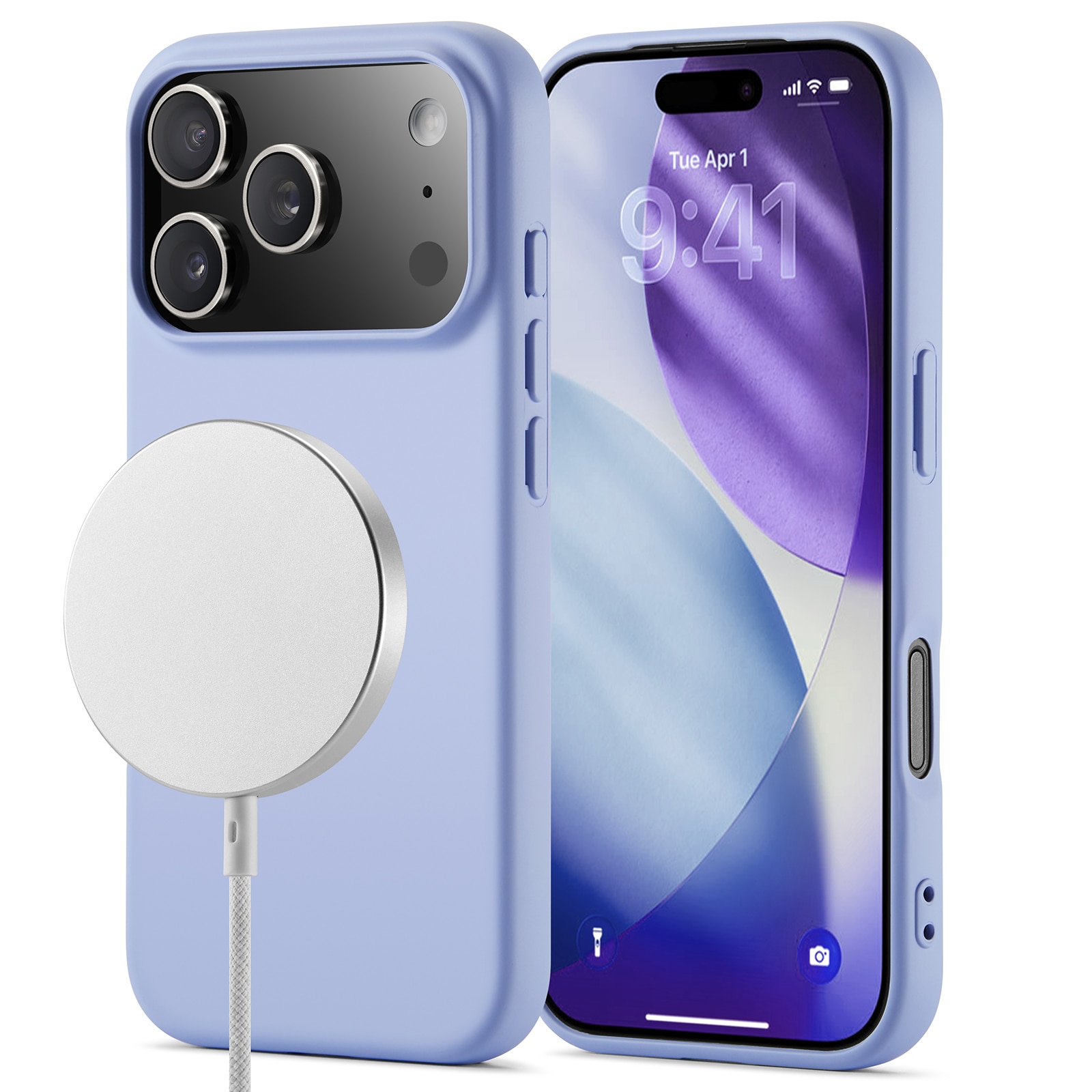 iPhone 17 Pro Max TPU Case MagSafe Paars