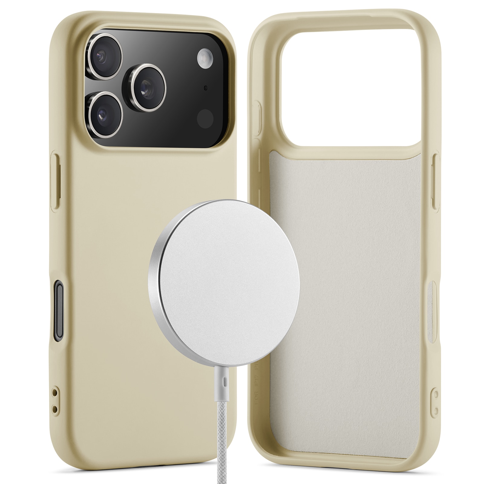 iPhone 17 Pro Max TPU Case MagSafe Beige