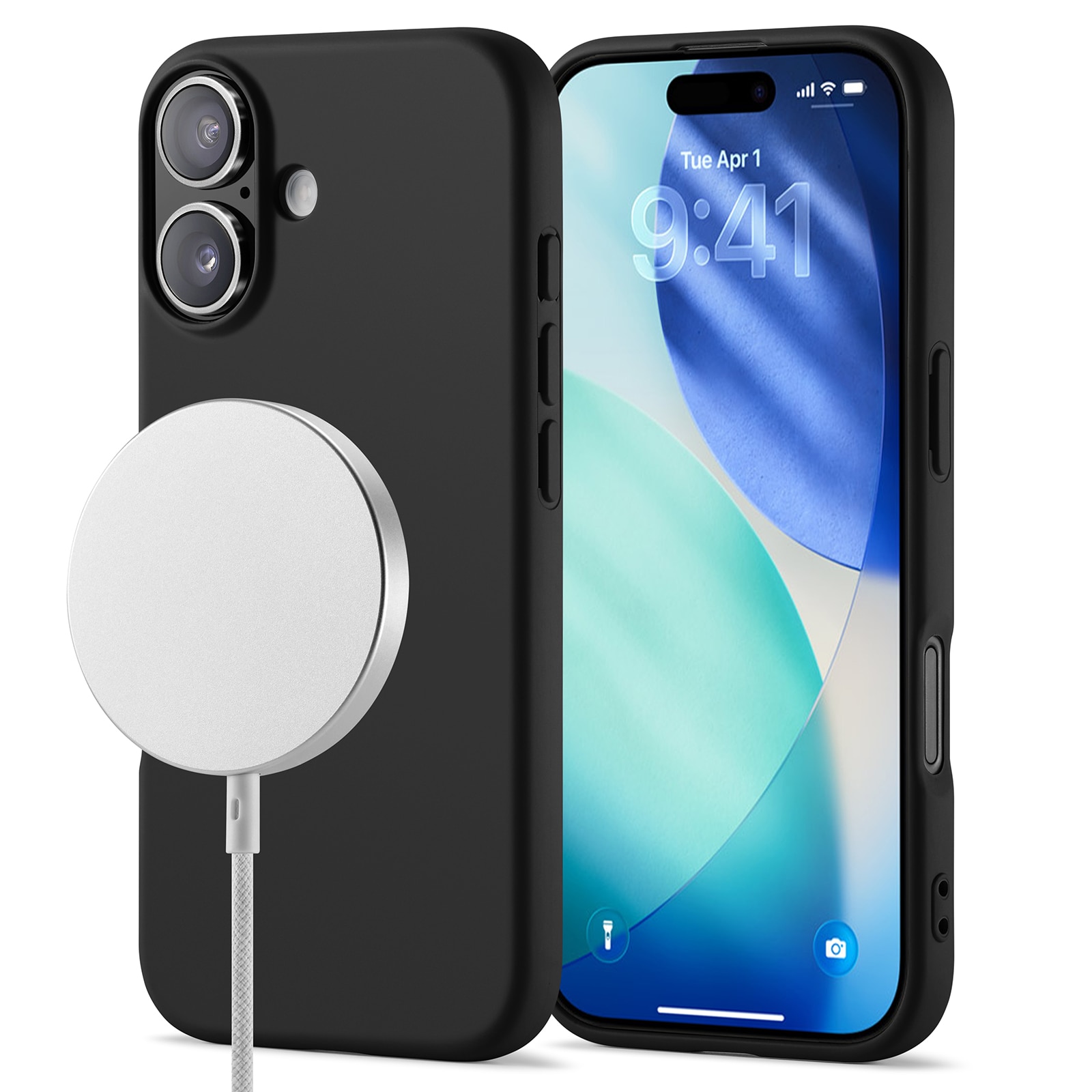 iPhone 17 TPU Case MagSafe Zwart