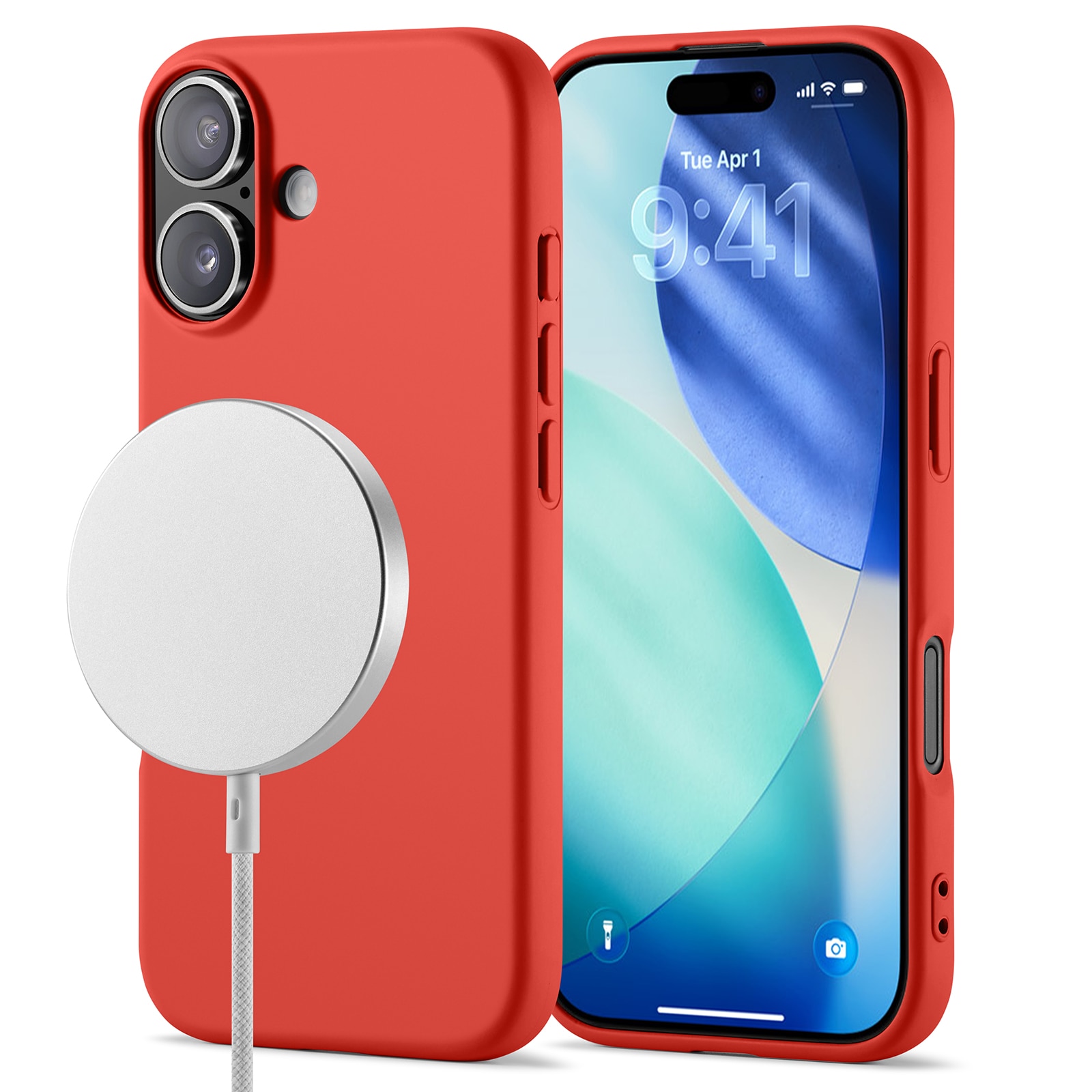iPhone 17 TPU Case MagSafe Rood